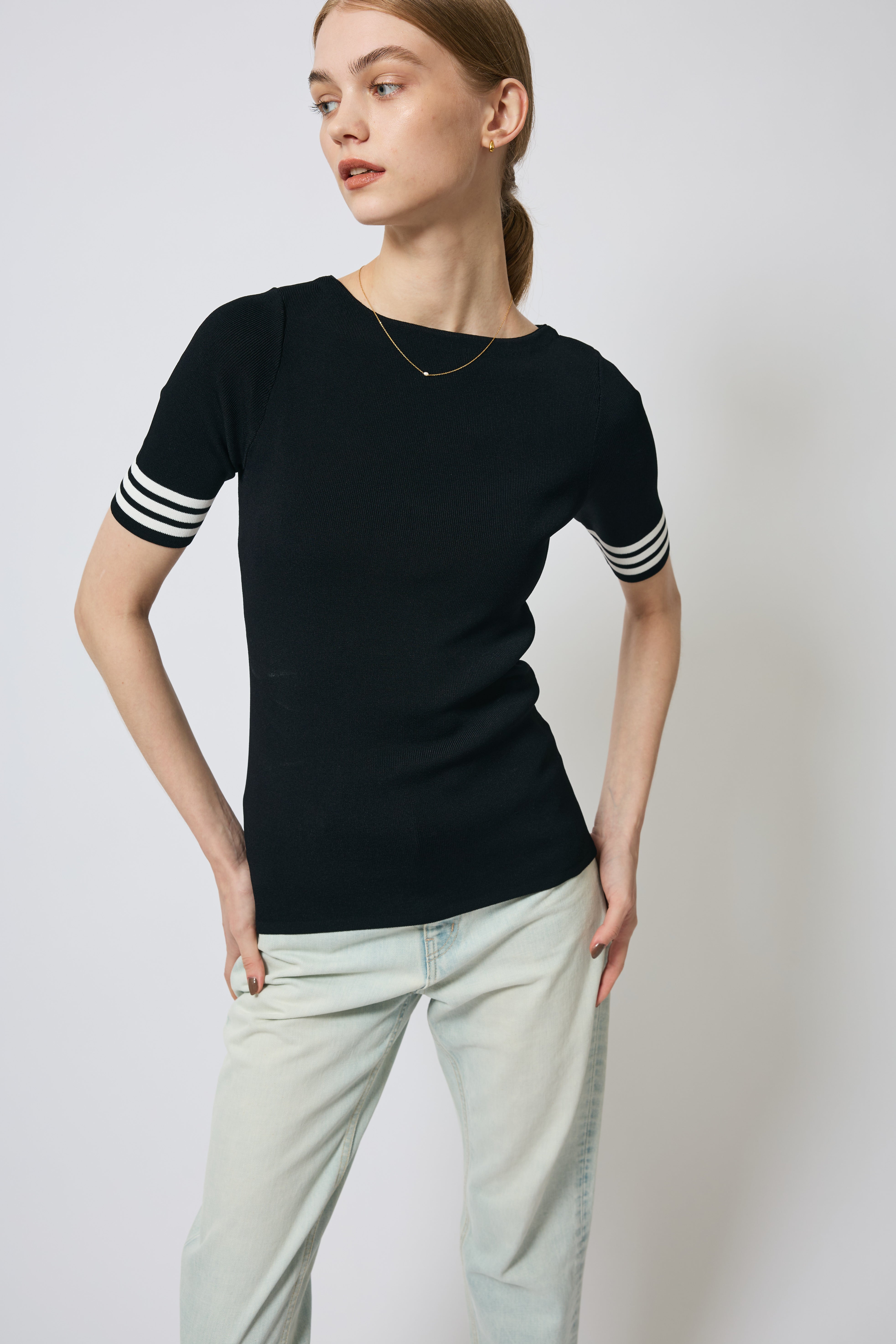 BOATNECK SHORT SLEEVE