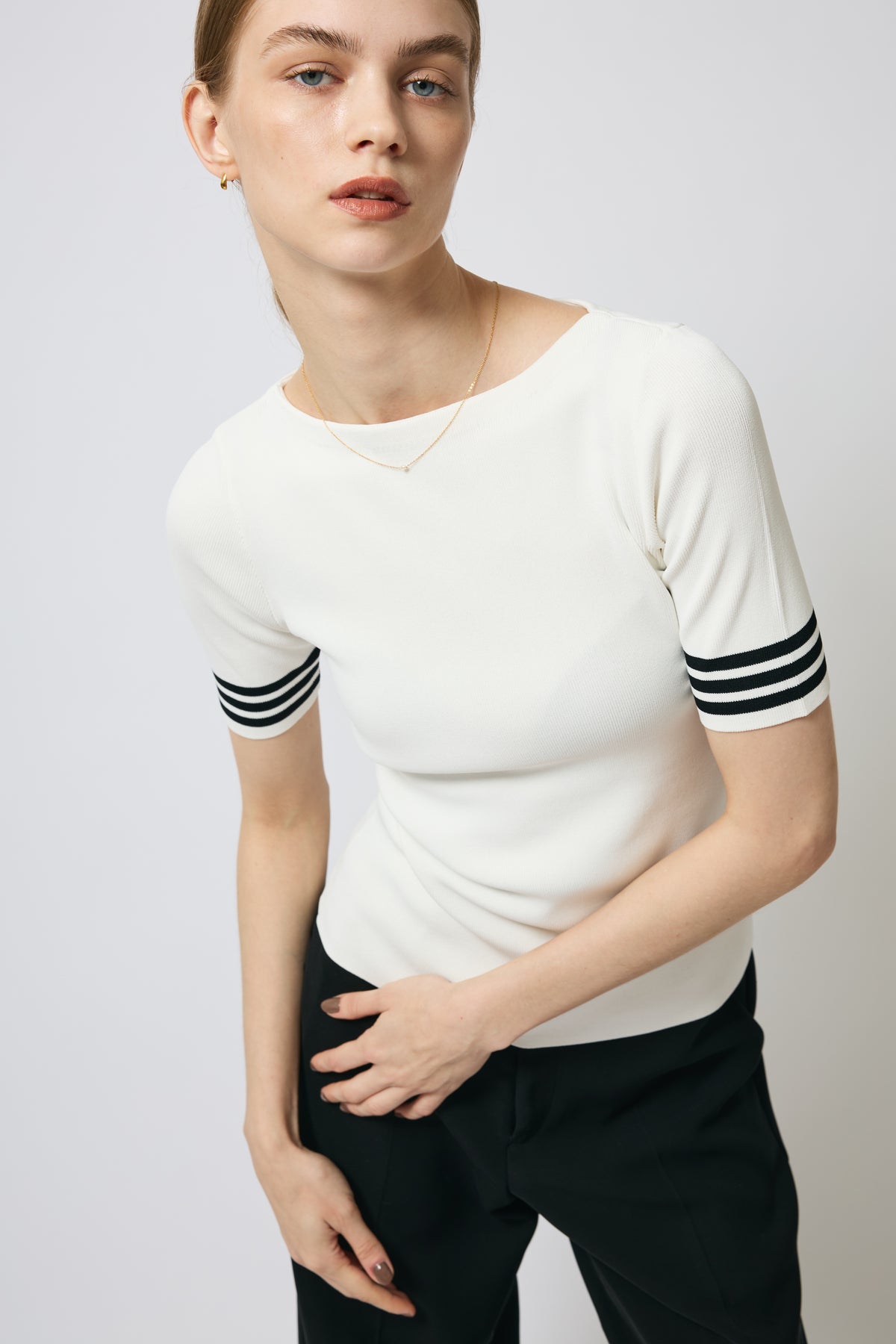 BOATNECK SHORT SLEEVE