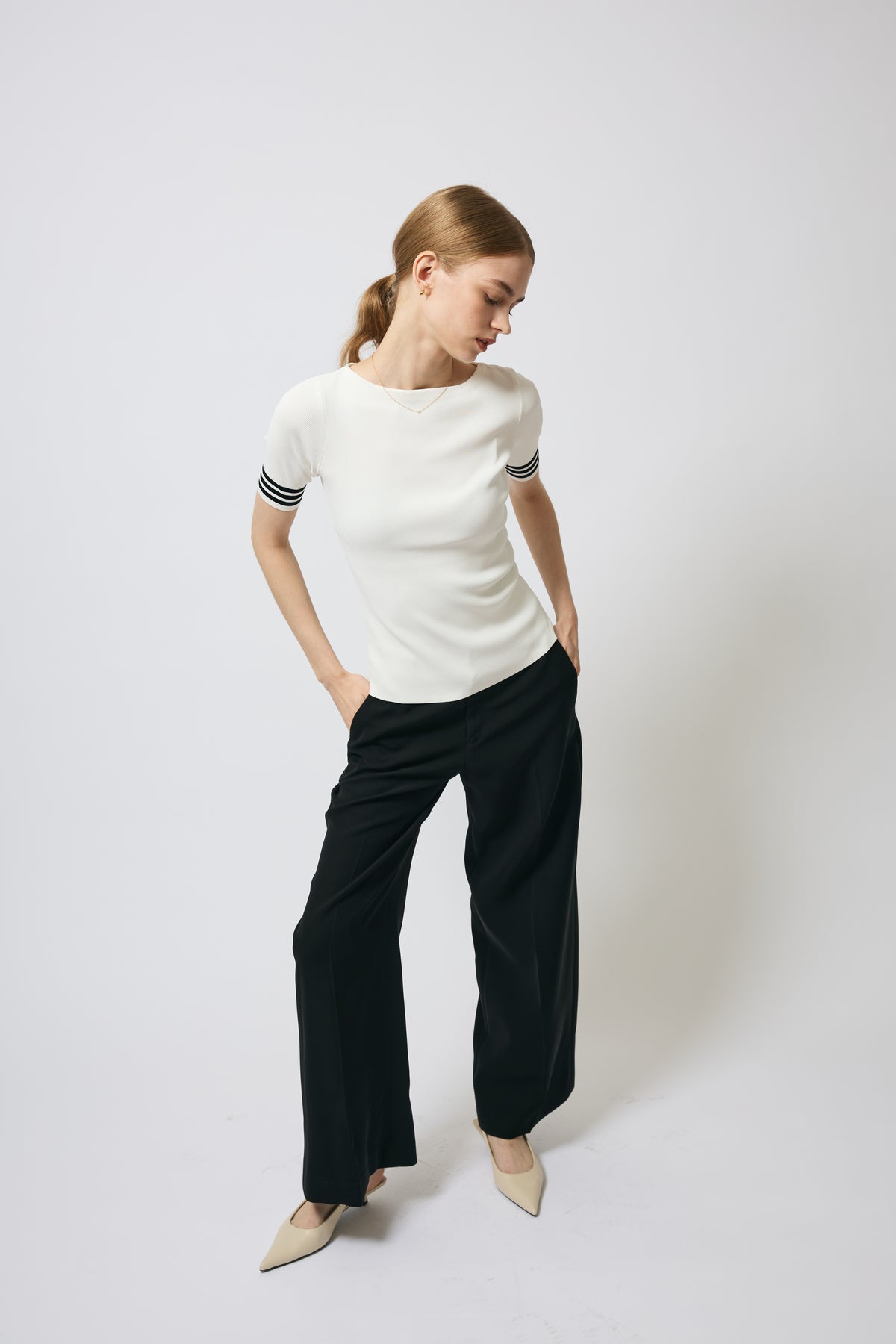 BOATNECK SHORT SLEEVE