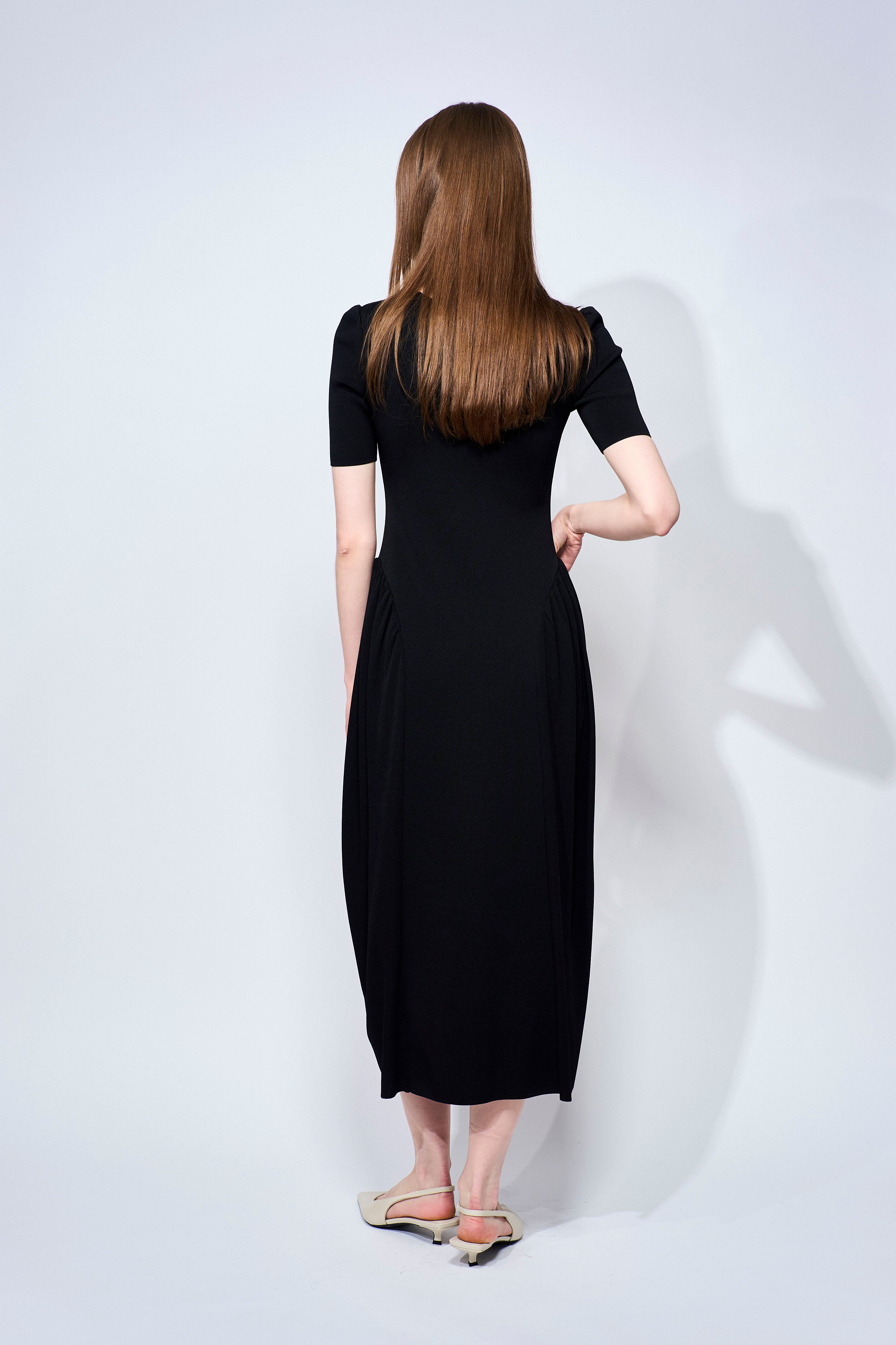 COCOON KNIT DRESS