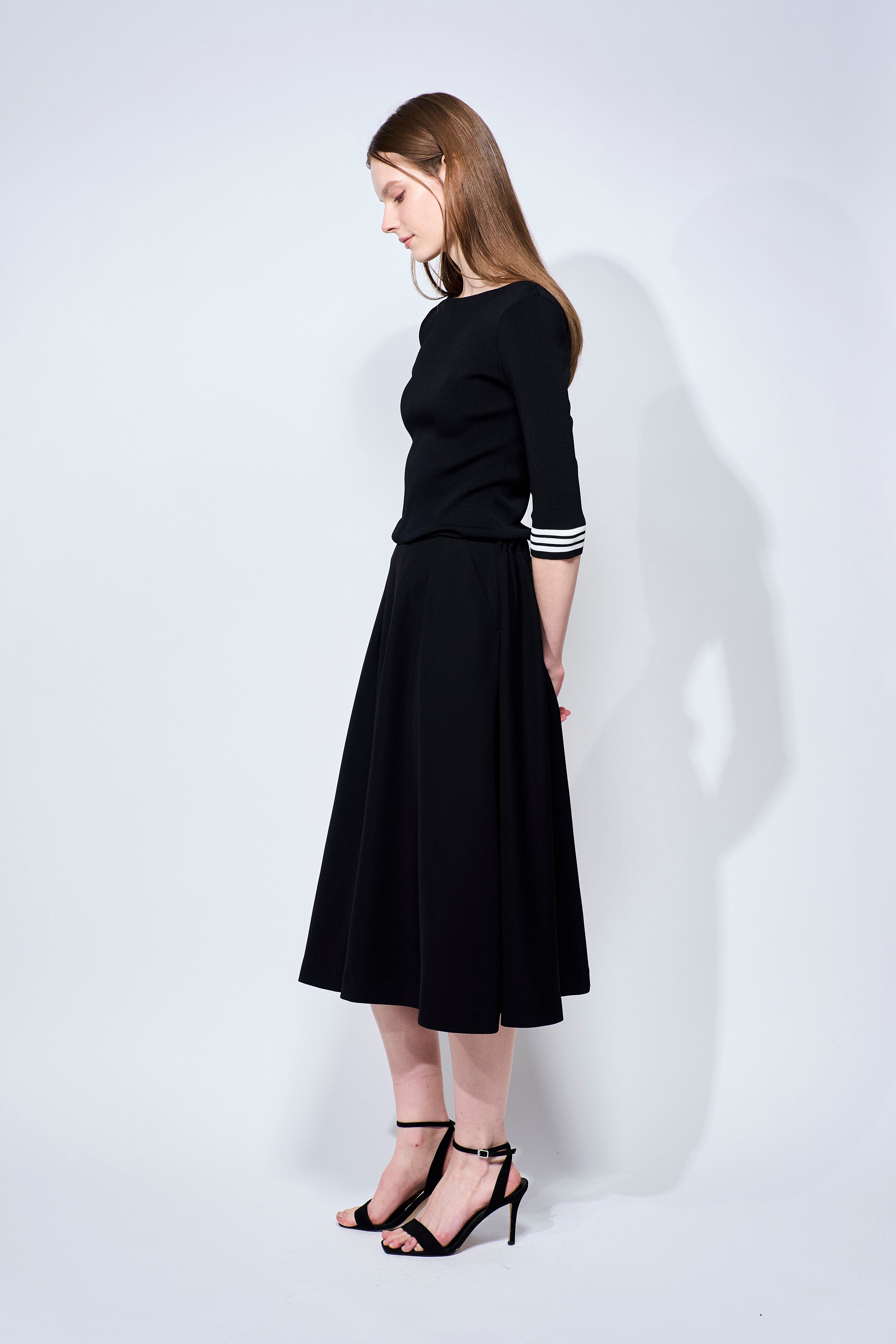 TWILL TUCK SKIRT