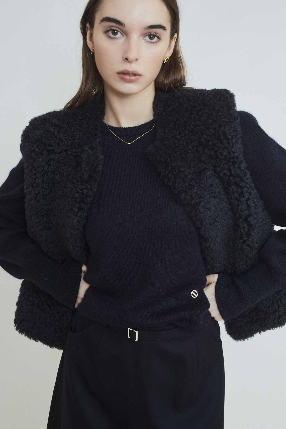 CURLY FUR GILET