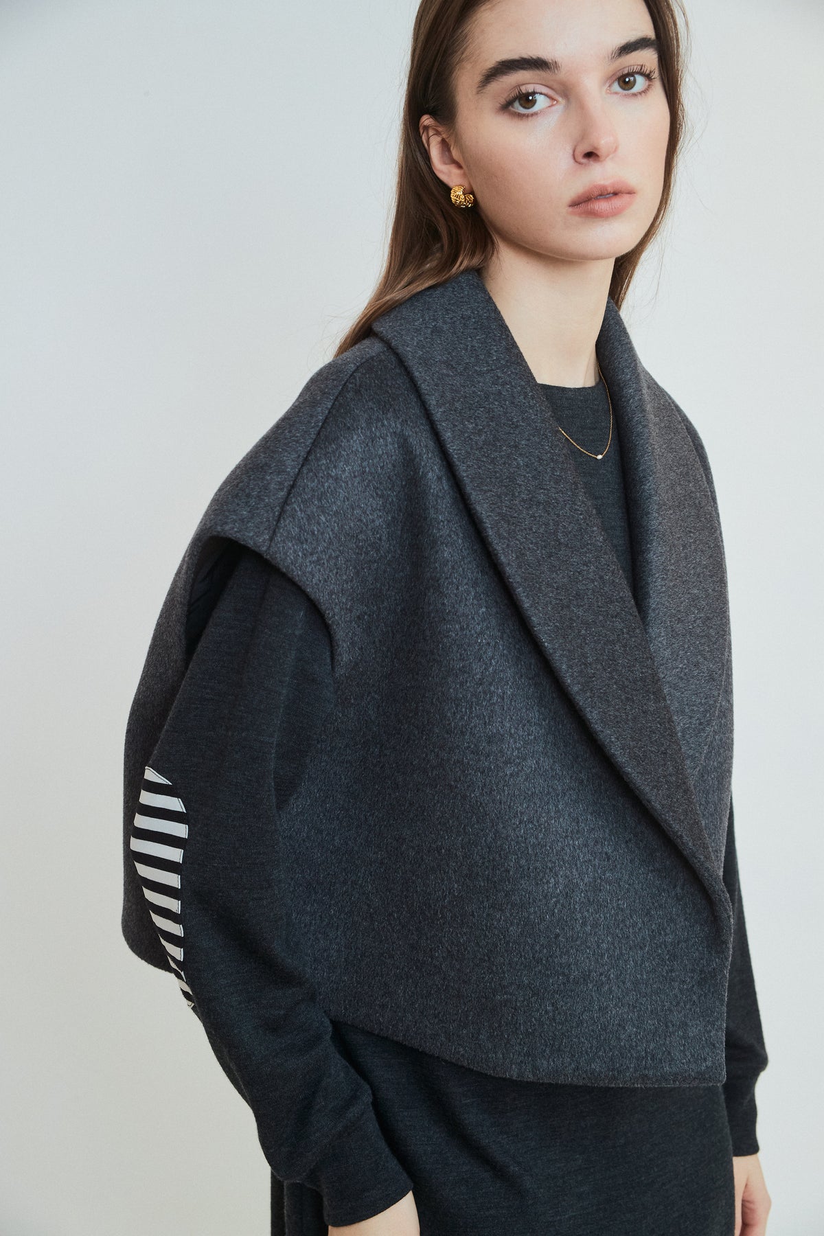 MELTON WOOL GILET