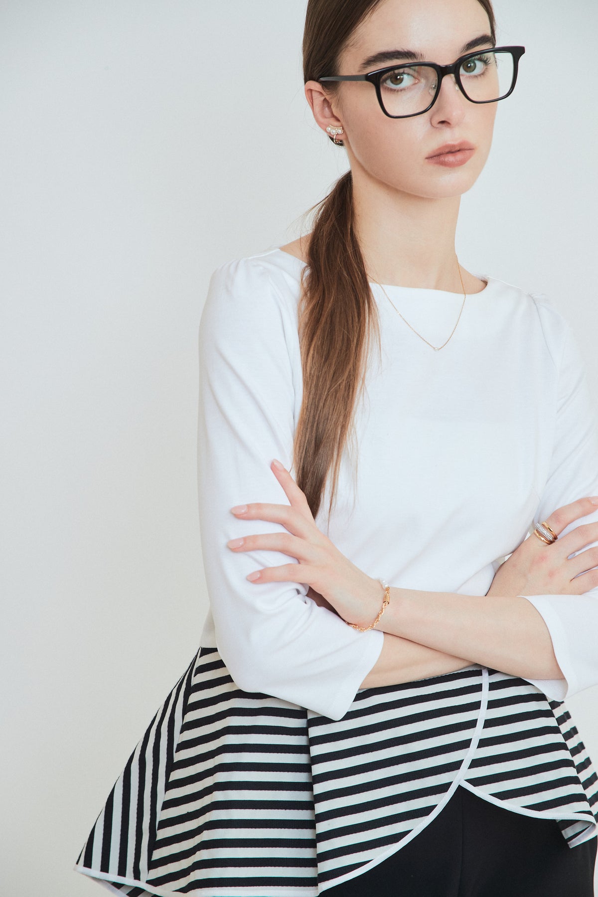 PEPLUM TEE 3/4
