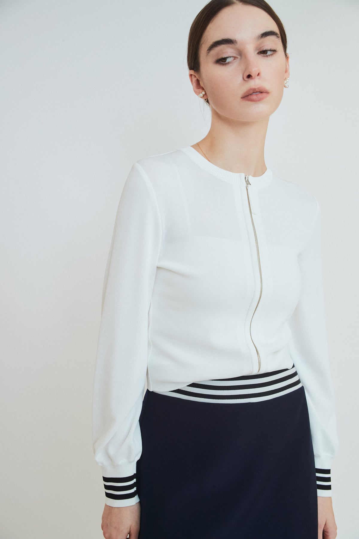 RAYON KNIT CARDIGAN