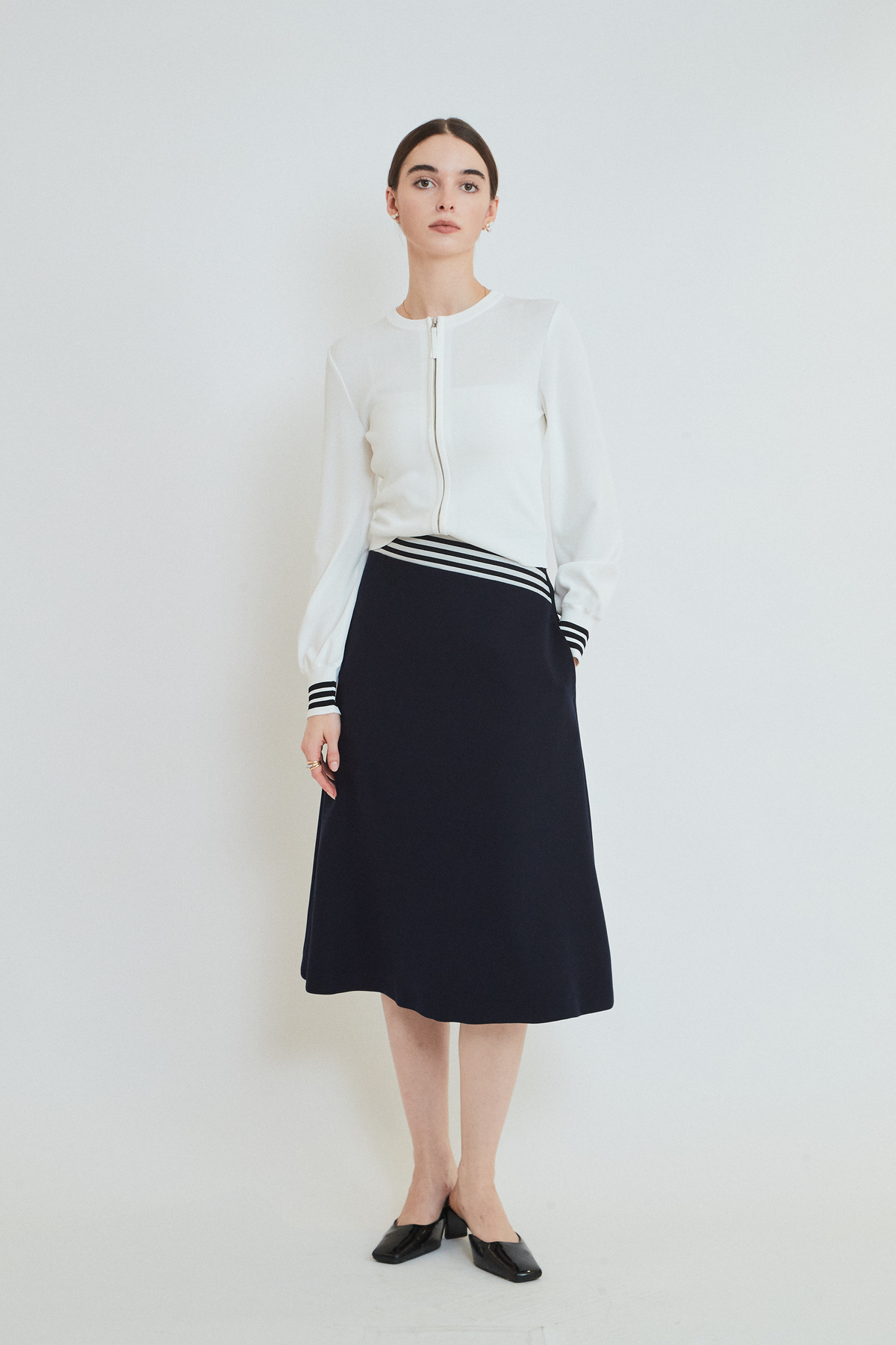 RAYON KNIT CARDIGAN