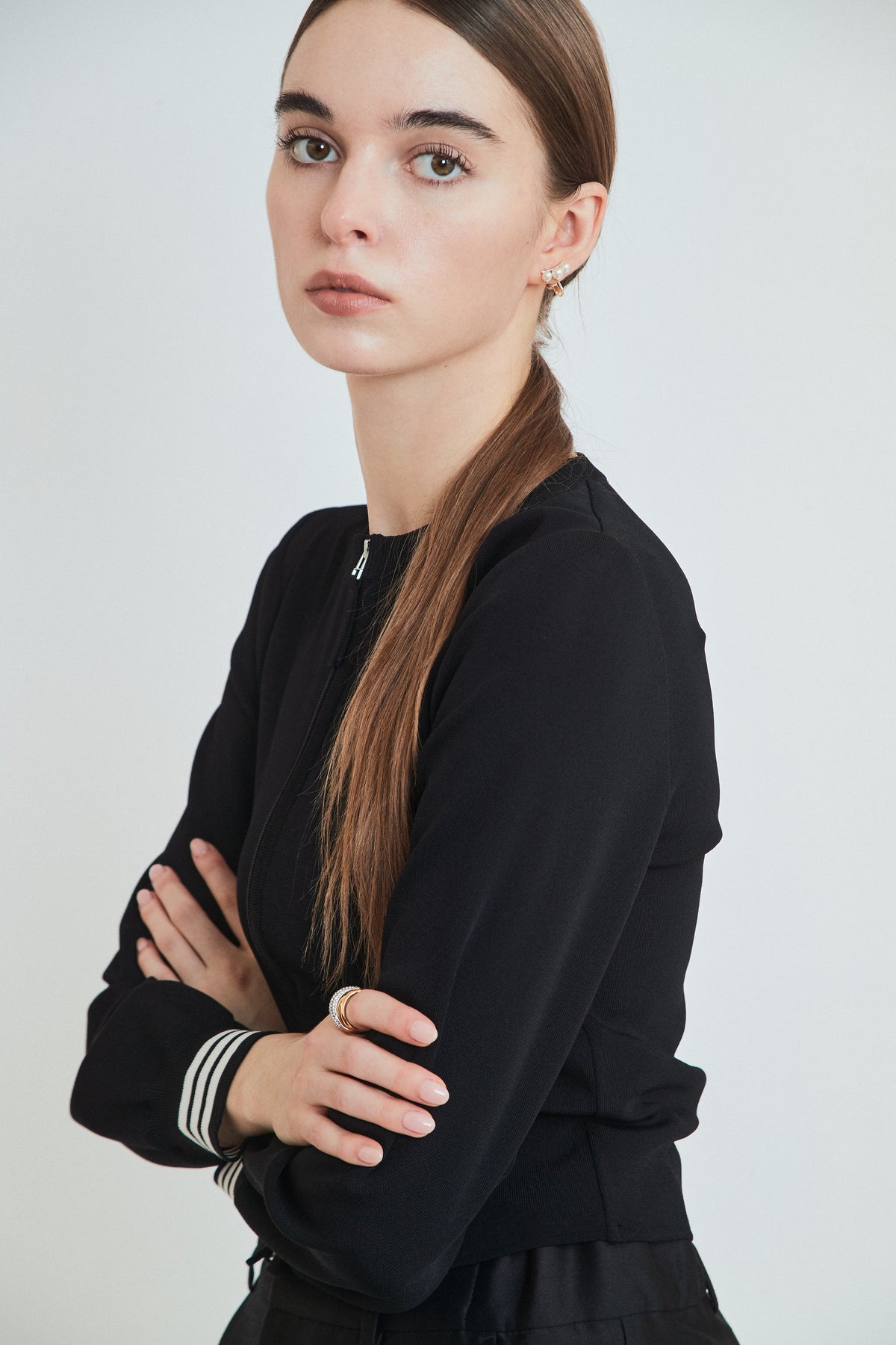 RAYON KNIT CARDIGAN