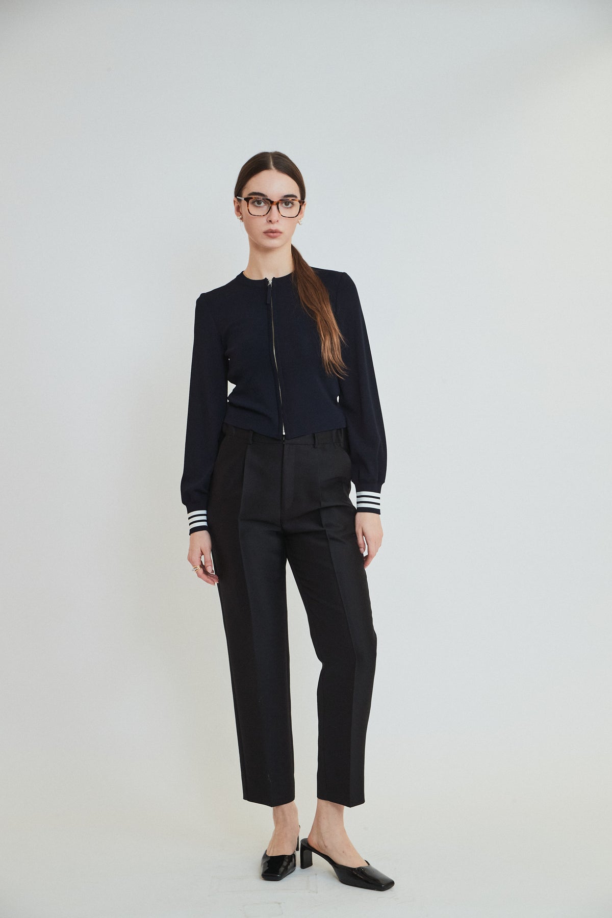 RAYON KNIT CARDIGAN