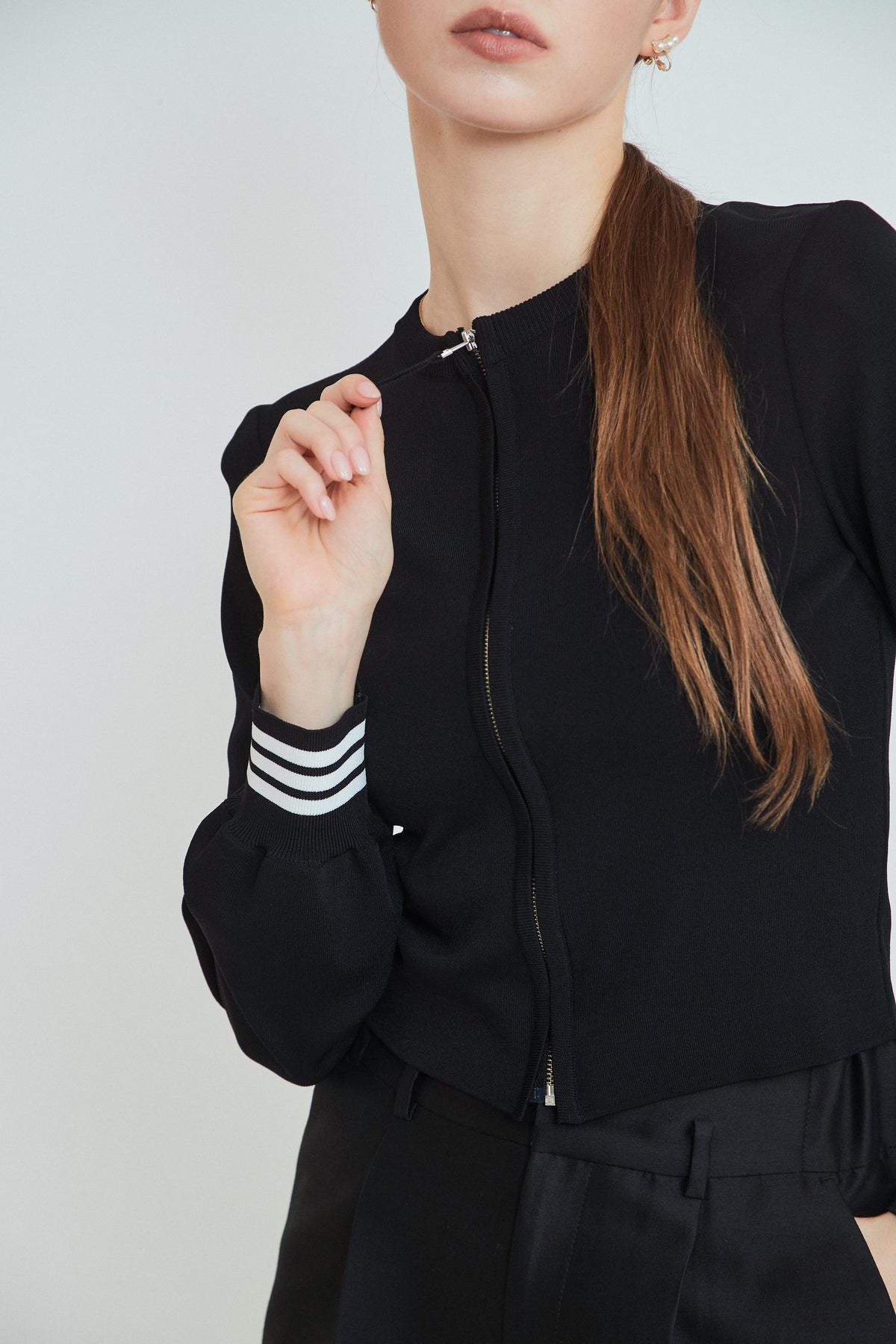 RAYON KNIT CARDIGAN