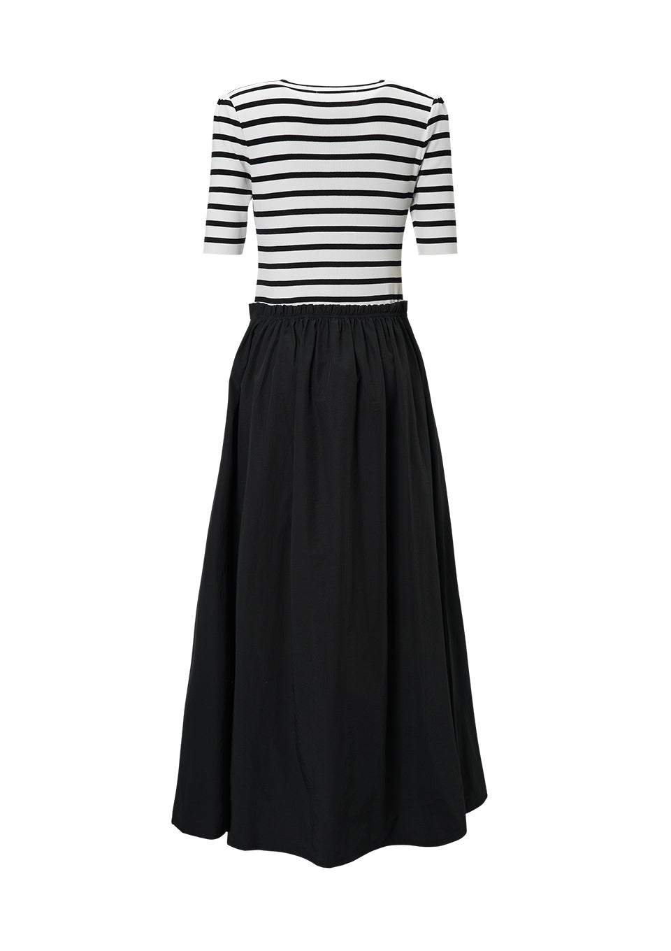 KNIT COMBINATION DRESS