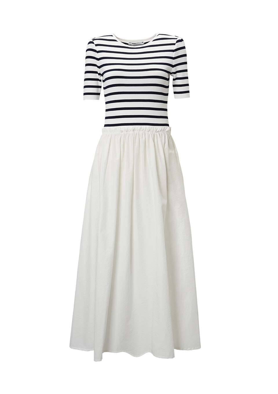 KNIT COMBINATION DRESS