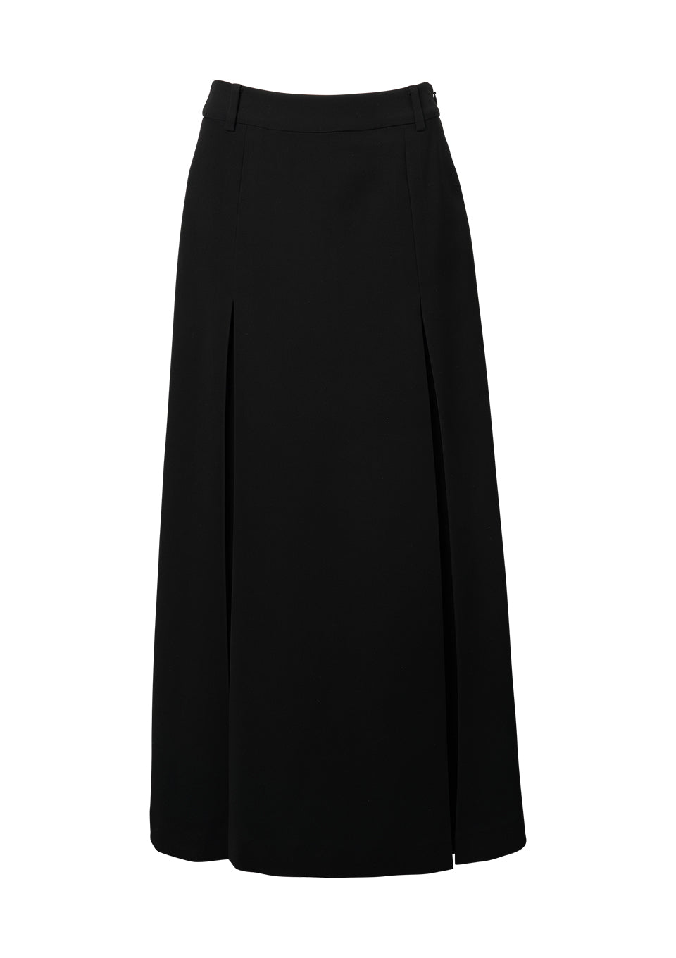 BOX PLEATS MAXI SKIRT