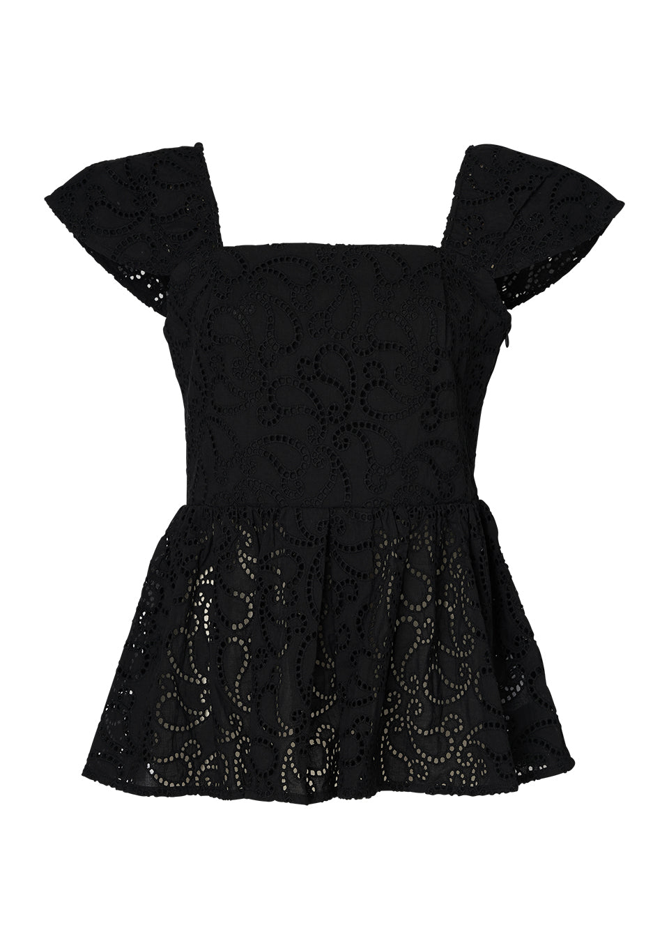 COTTON LACE TOP