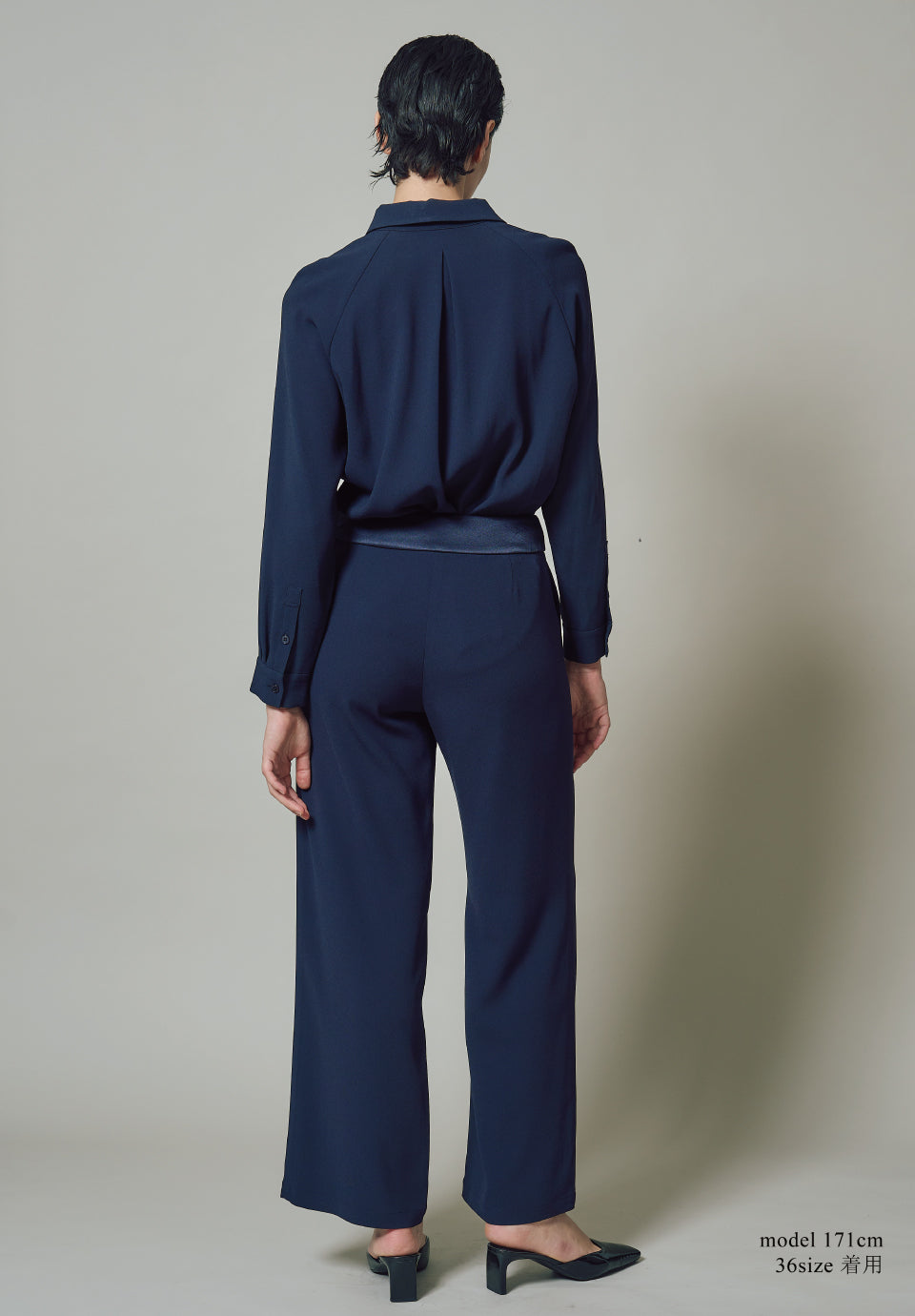 BACK SATIN SHIRT