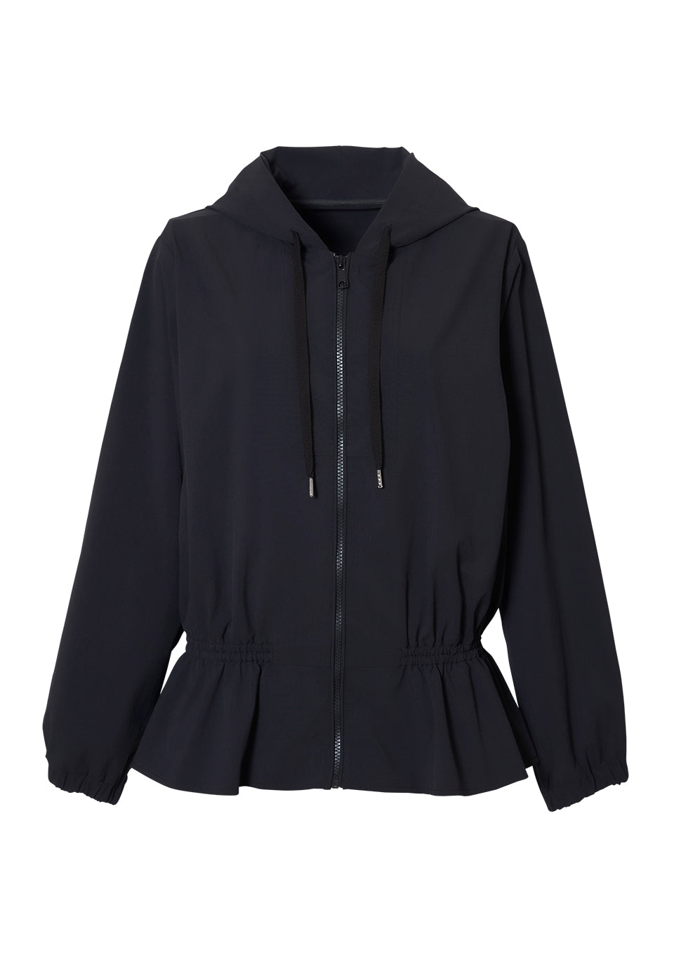 NYLON ZIP HOODIE