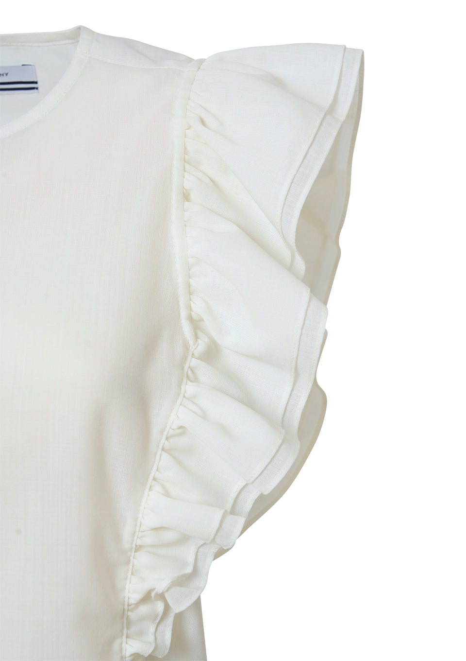 FRILL SHEER SHIRT
