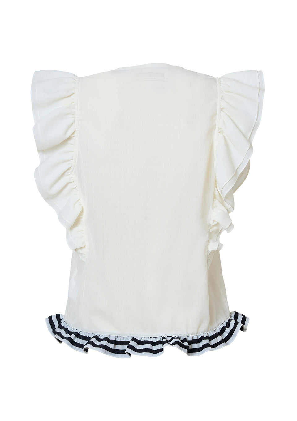 FRILL SHEER SHIRT