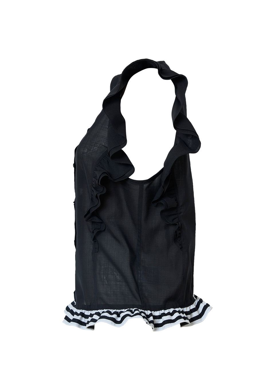 FRILL SHEER SHIRT