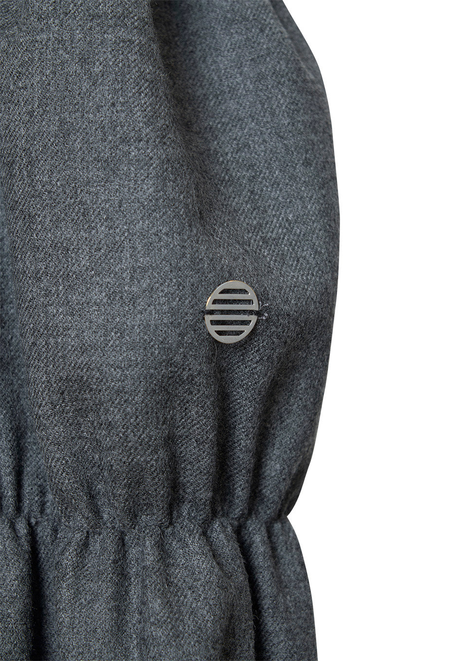 TIERED SLEEVES WOOL BLOUSE