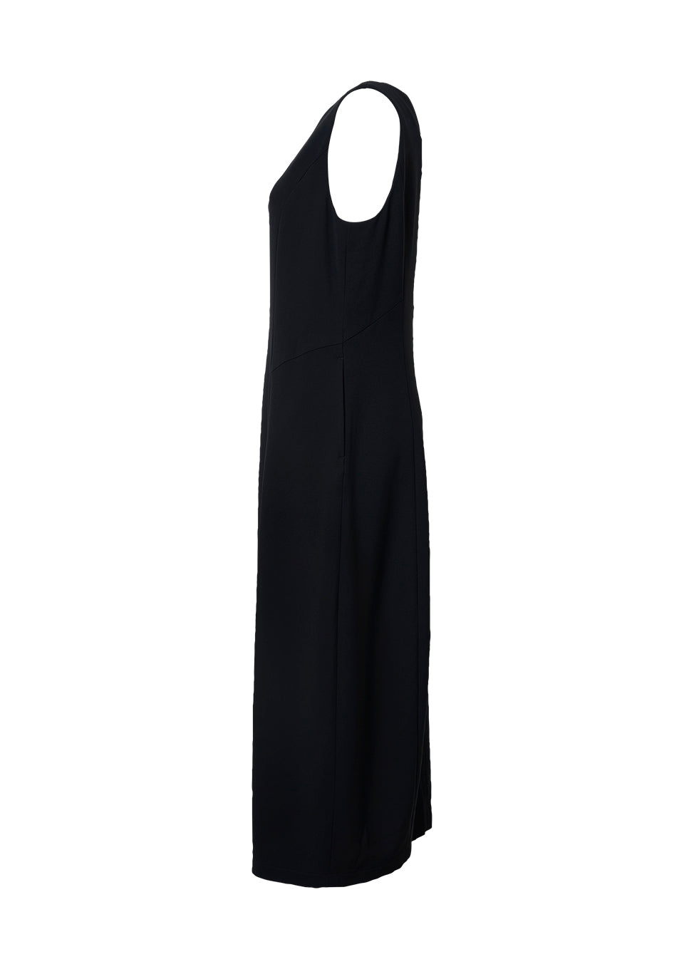 BACK BORDER SLEEVELESS DRESS