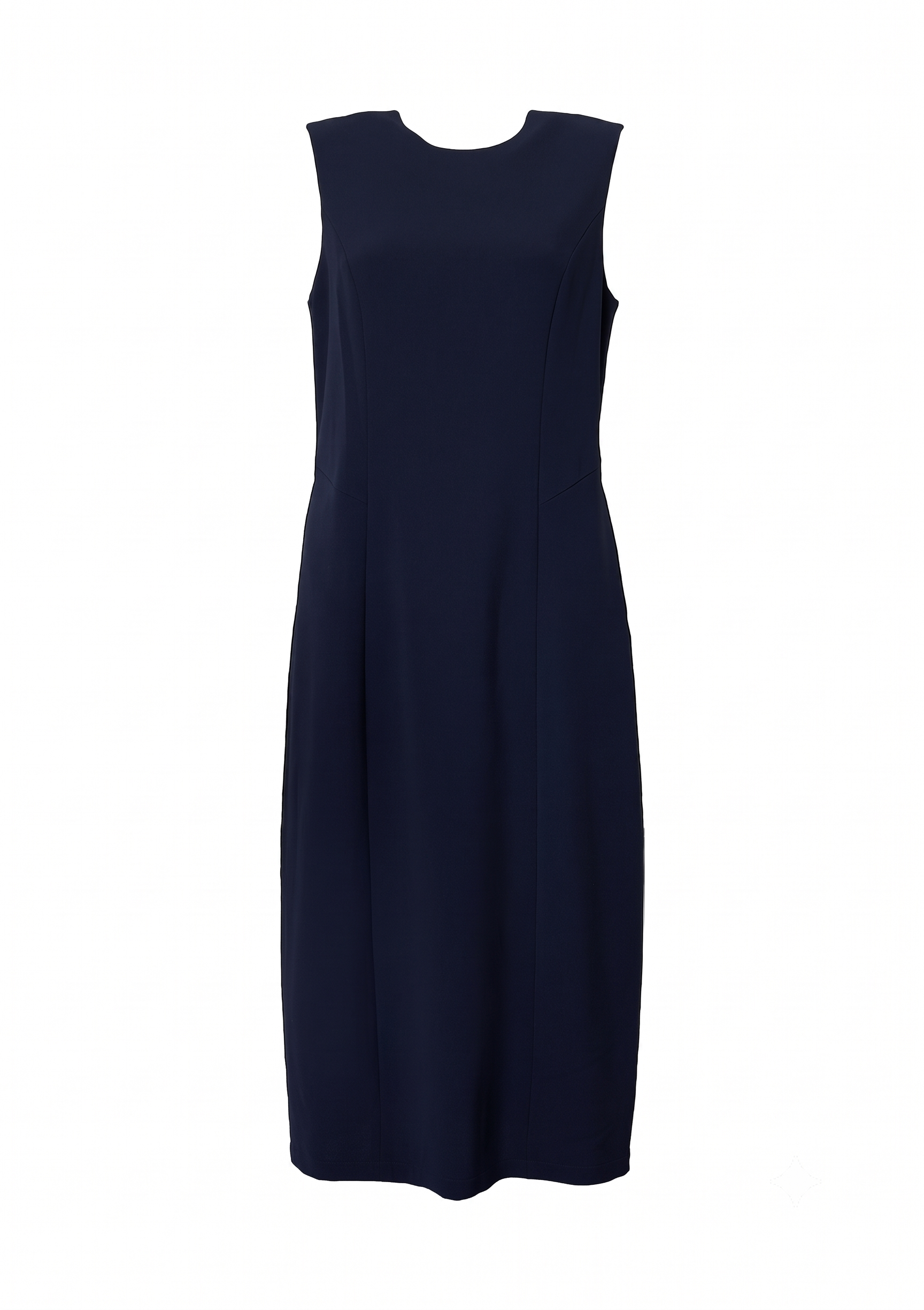 BACK BORDER SLEEVELESS DRESS