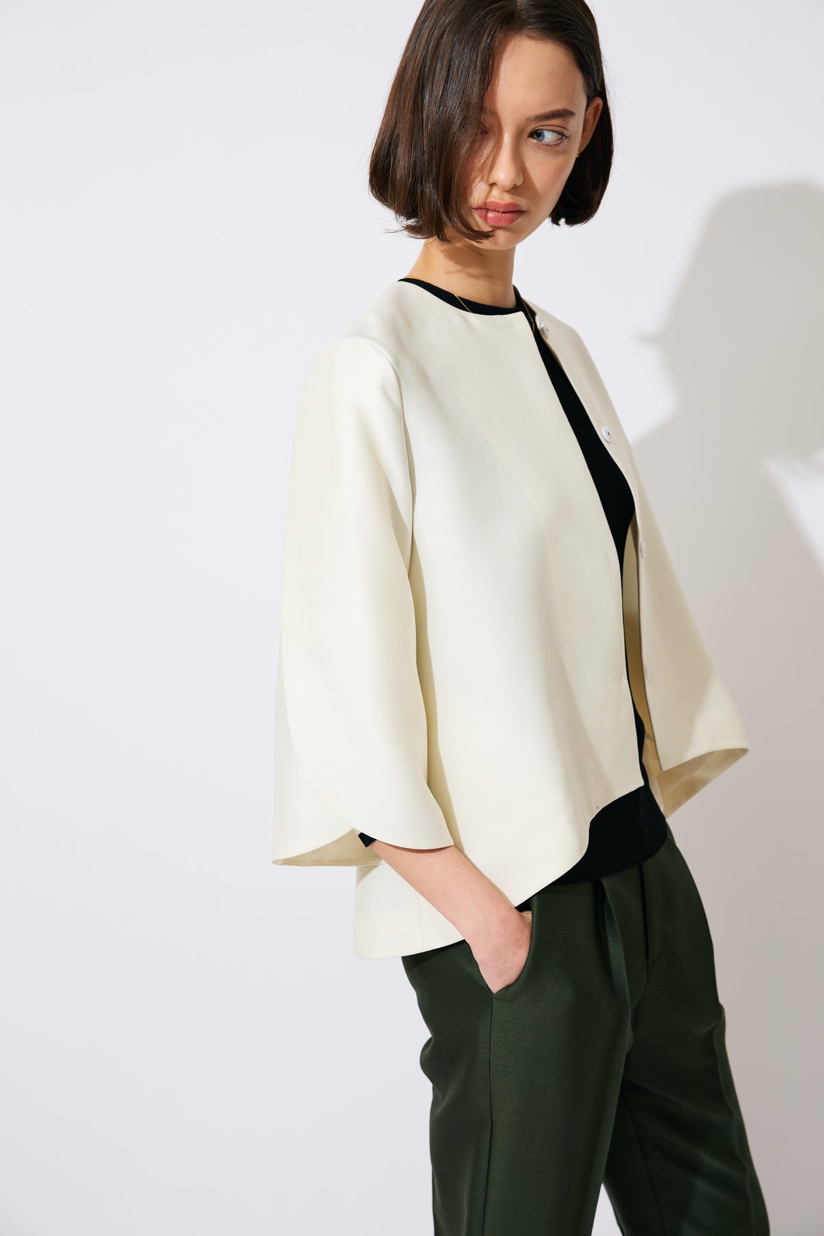SILK WOOL JACKET