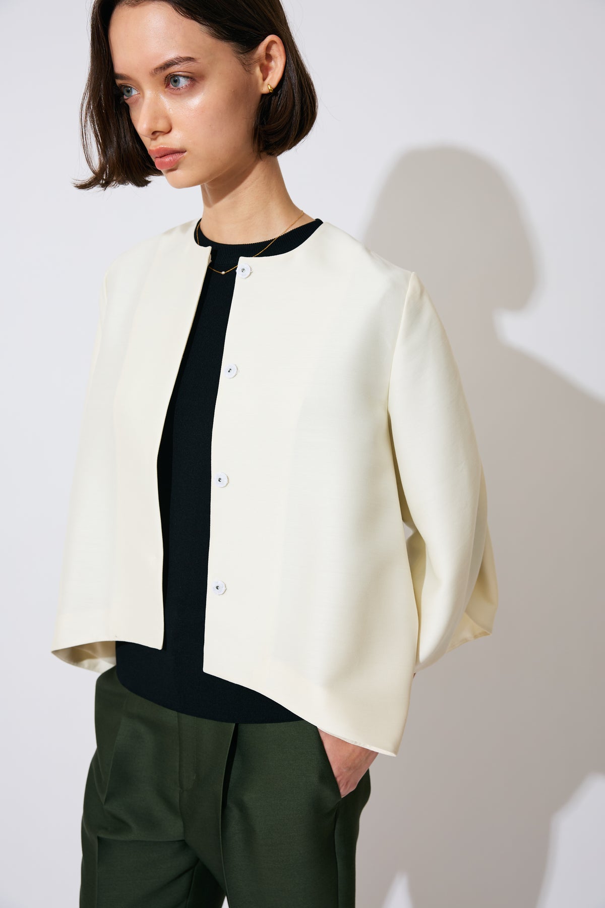 SILK WOOL JACKET
