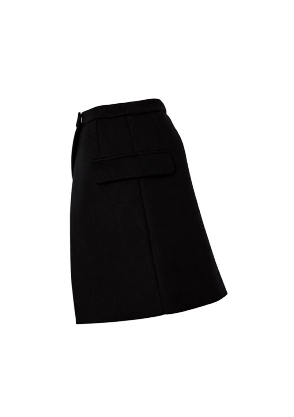 MELTON WOOL SHORTS