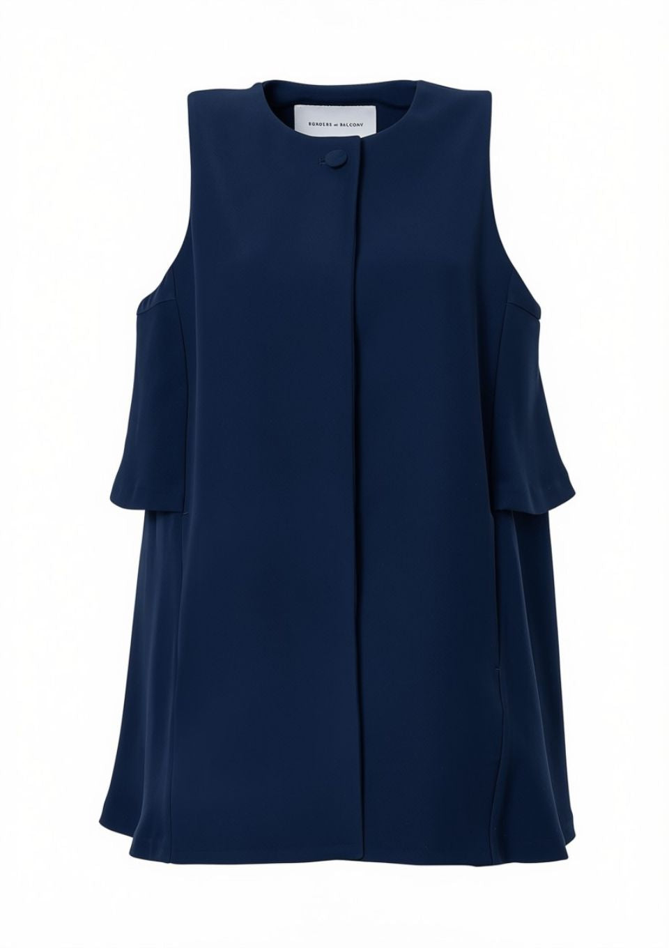 TIERED TWILL GILET