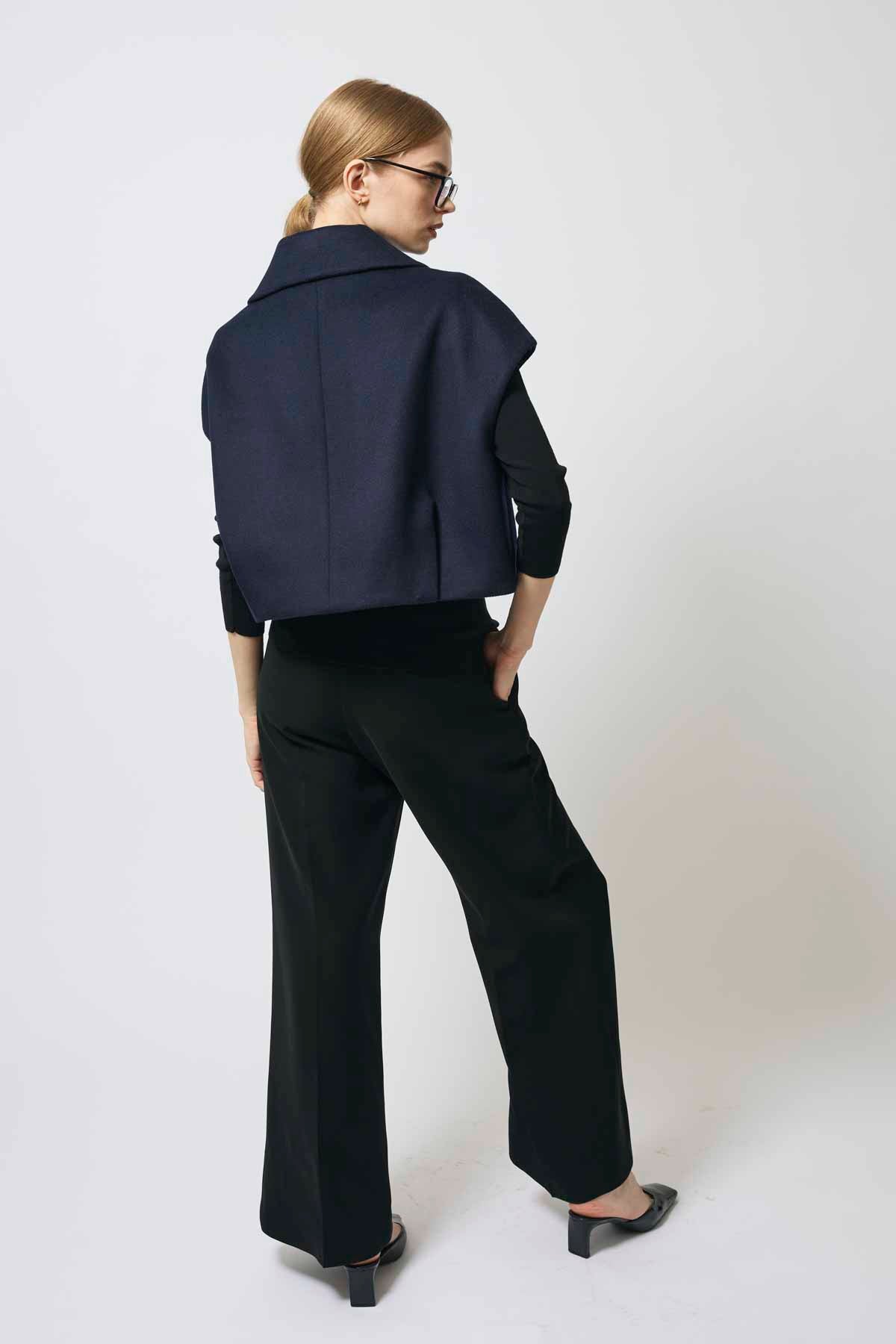 MELTON WOOL GILET