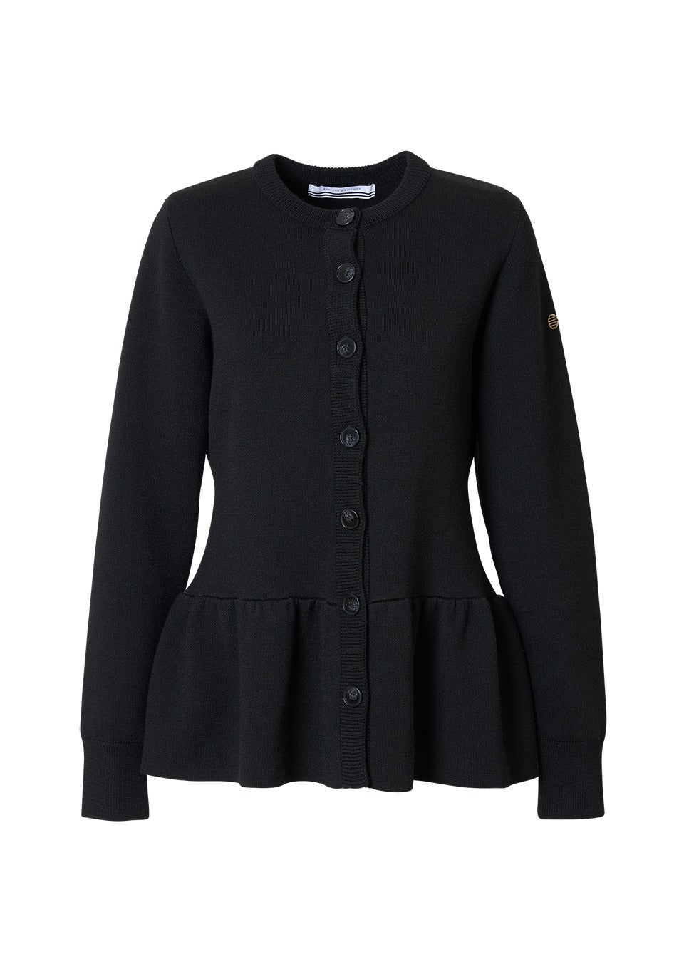 PEPLUM KNIT CARDIGAN