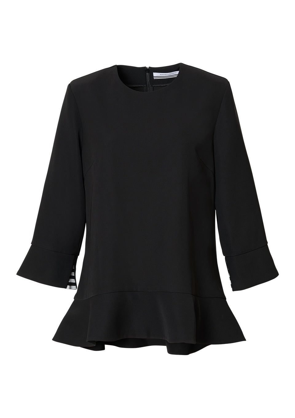 PEPLUM FLARE BLOUSE