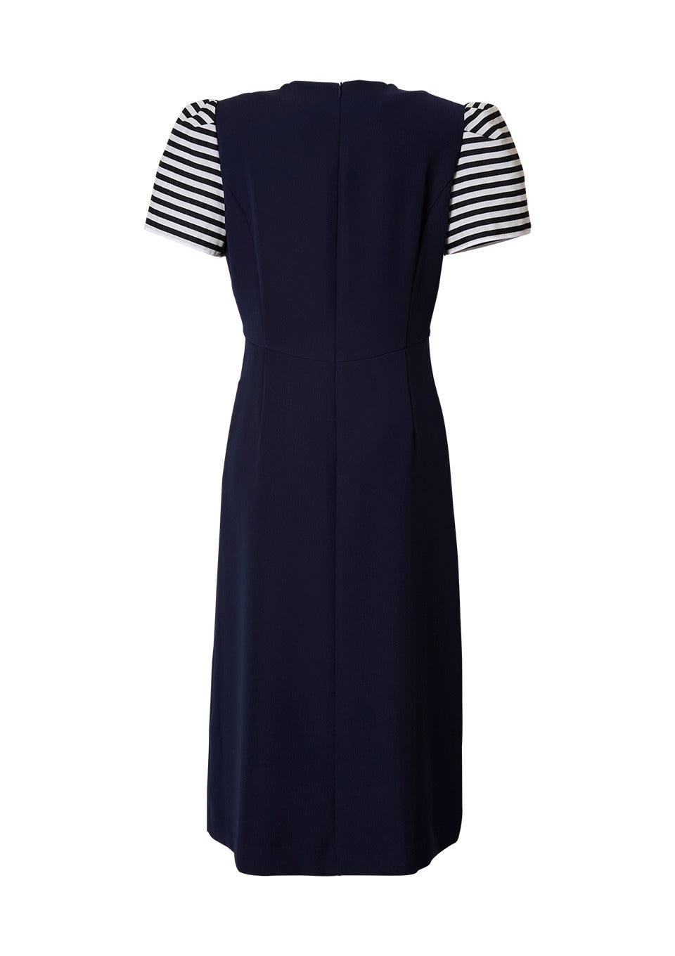 BORDER SLEEVES DRESS
