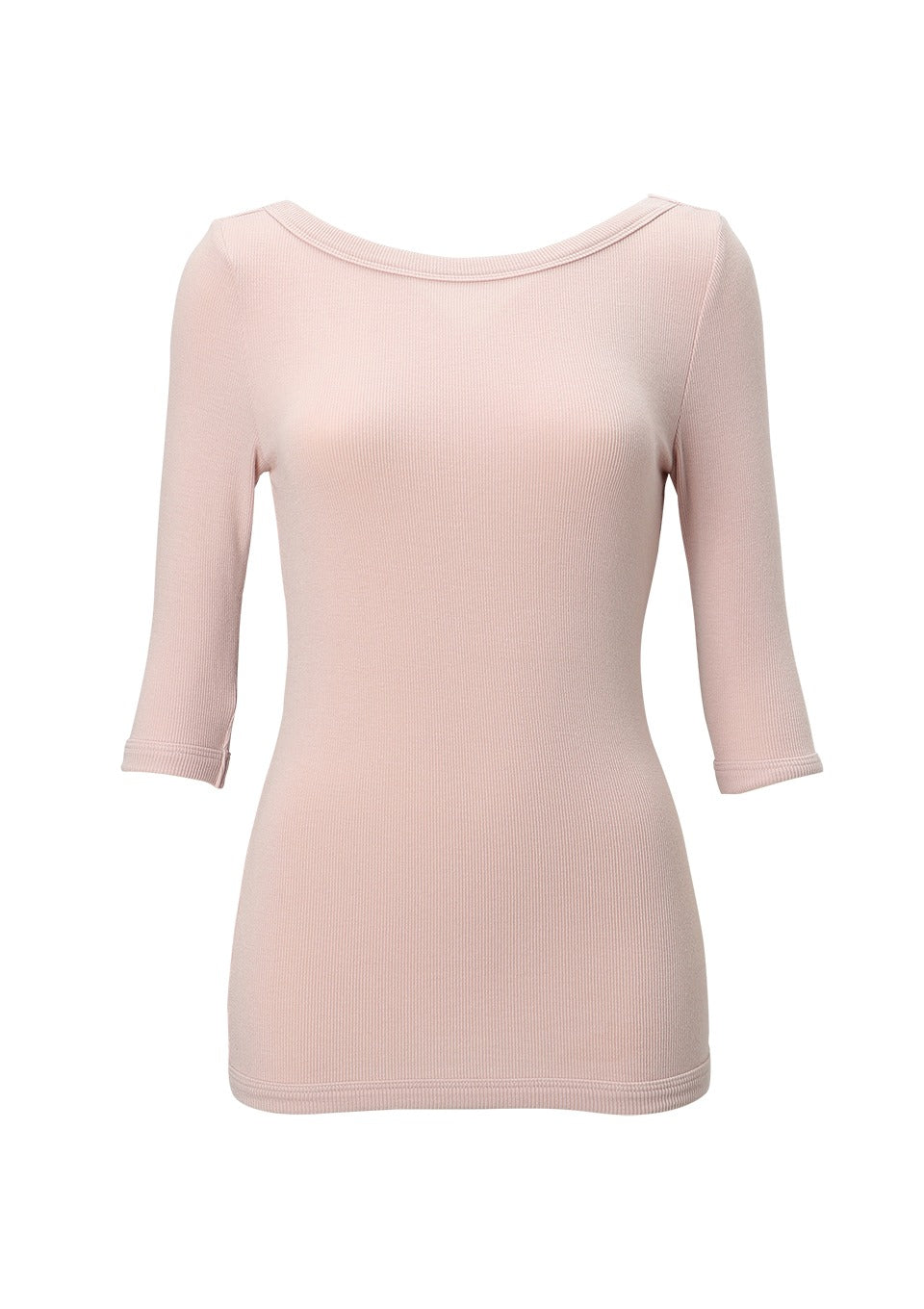HALF SLEEVE RIB TEE