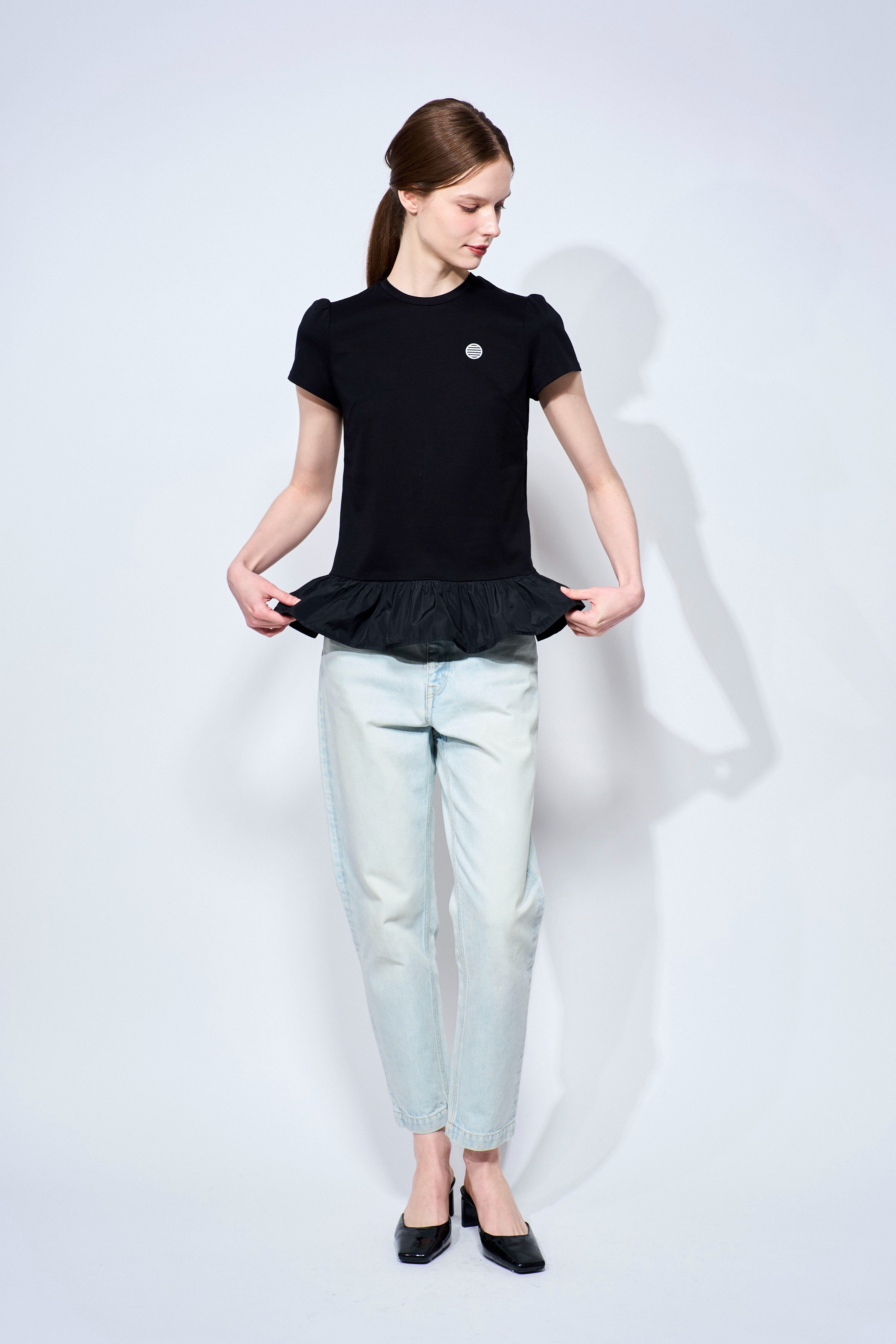 【予約販売】BASIC PEPLUM TEE