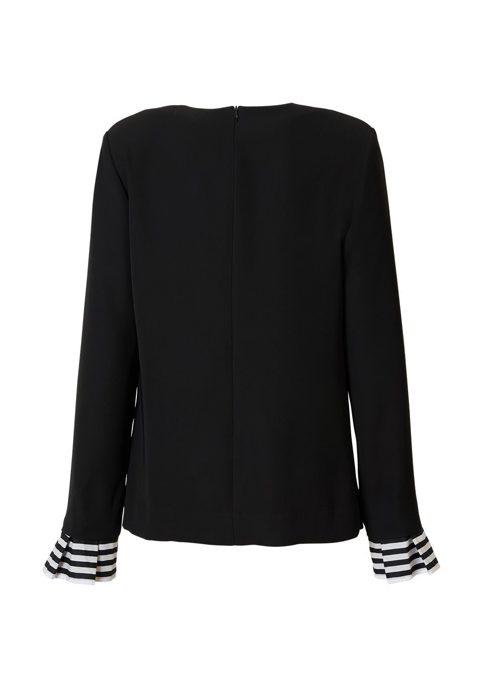 BORDER CUFF BLOUSE