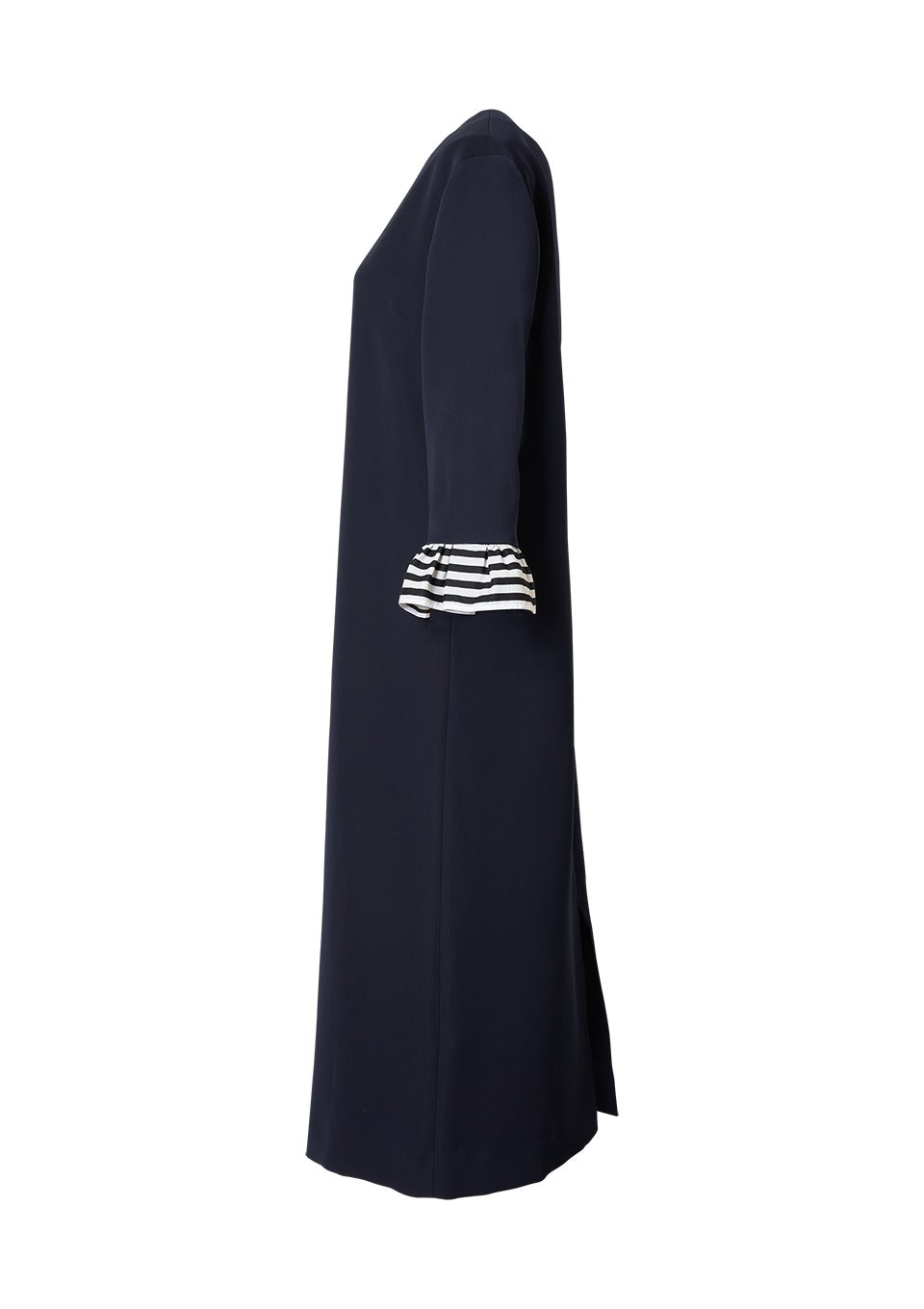 RUFFLE SLEEVES DRESS
