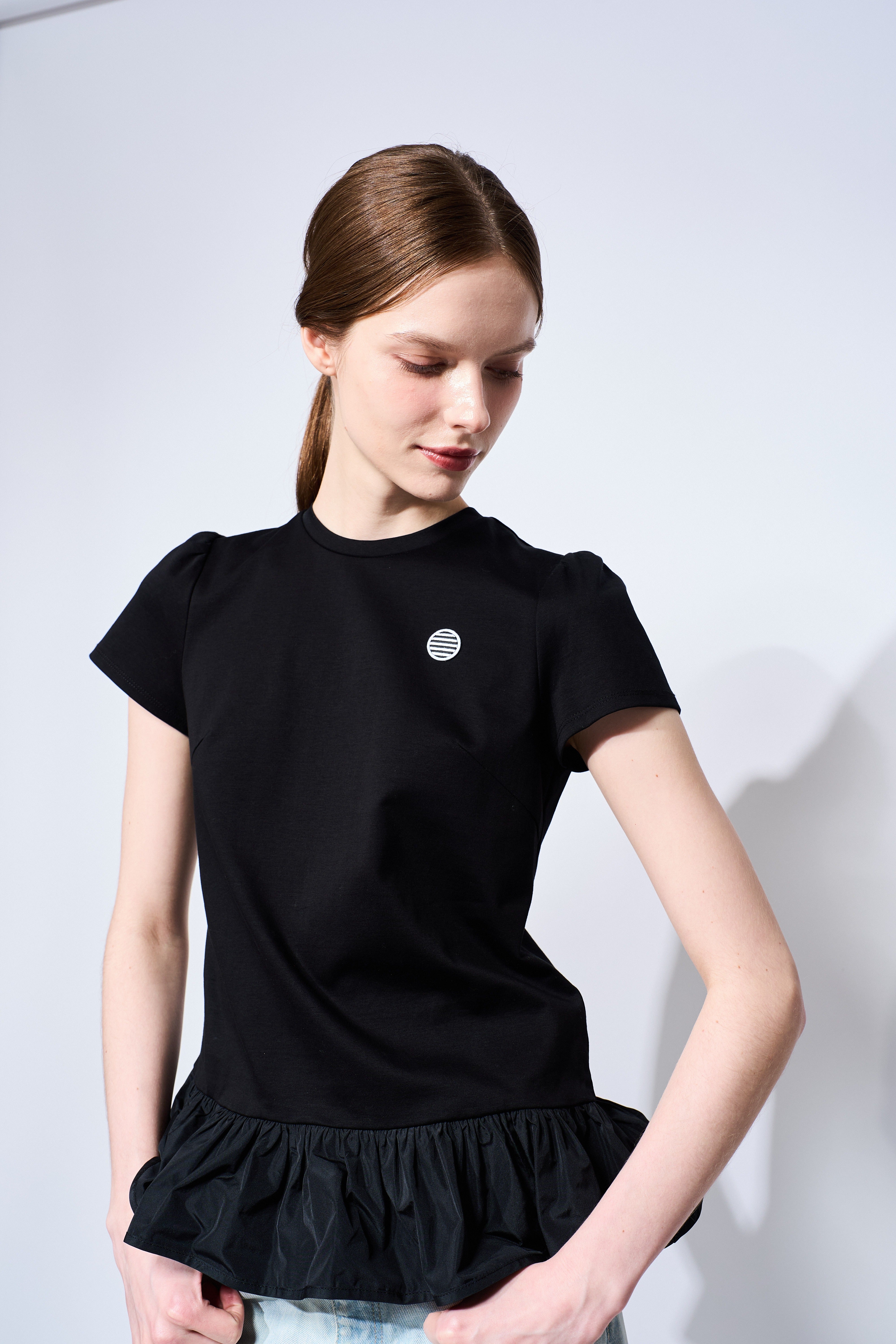 【予約販売】BASIC PEPLUM TEE