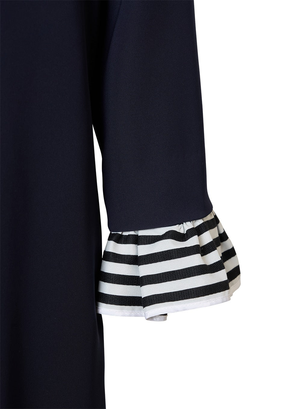 RUFFLE SLEEVES DRESS