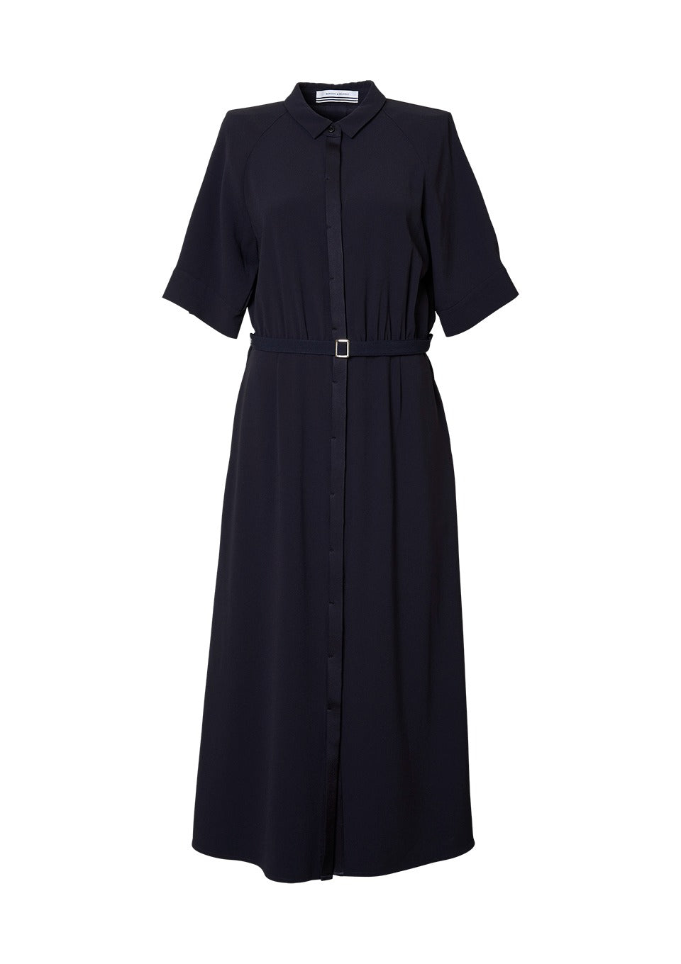 BACK SATIN DRESS
