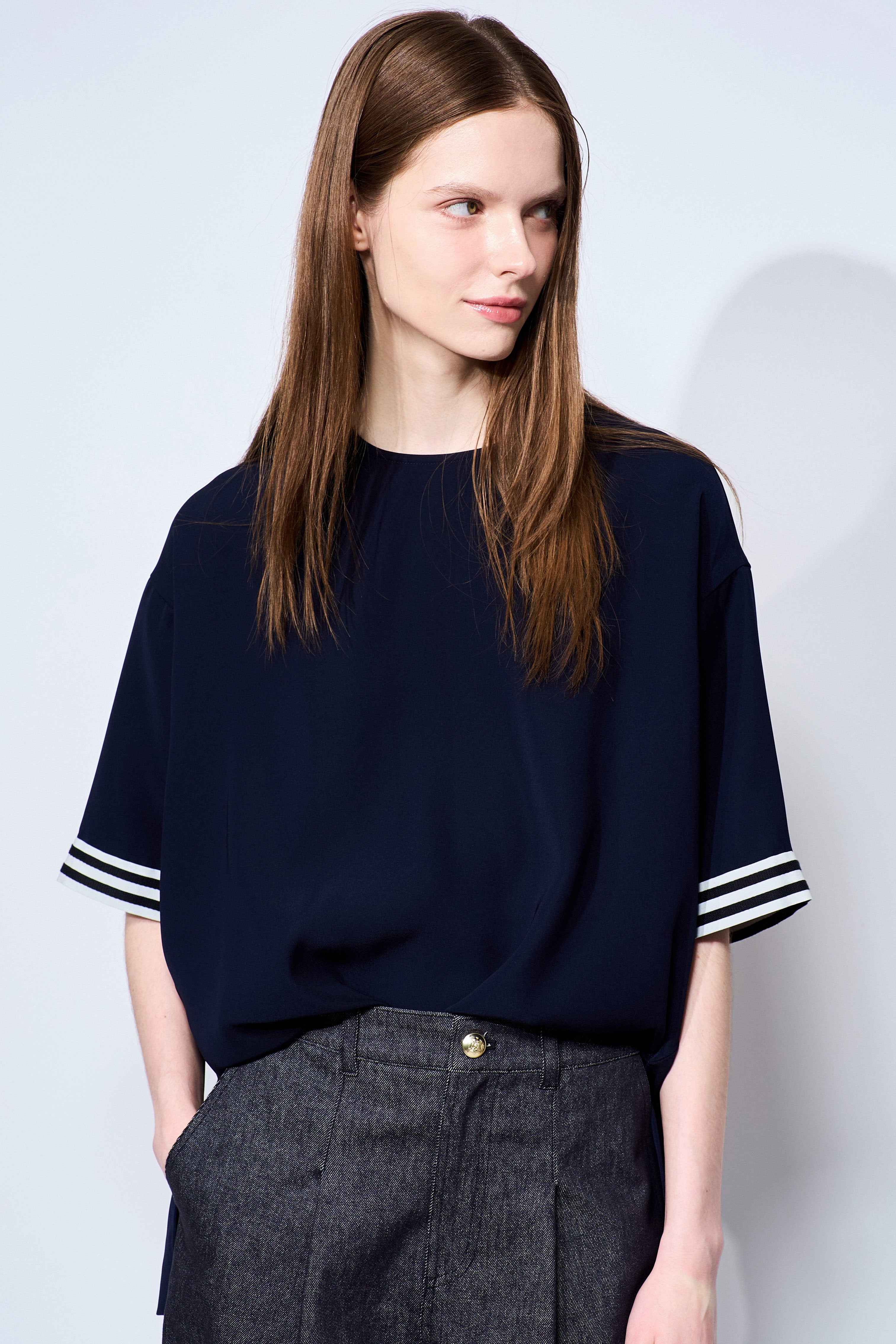 TWILL RELAXING BLOUSE
