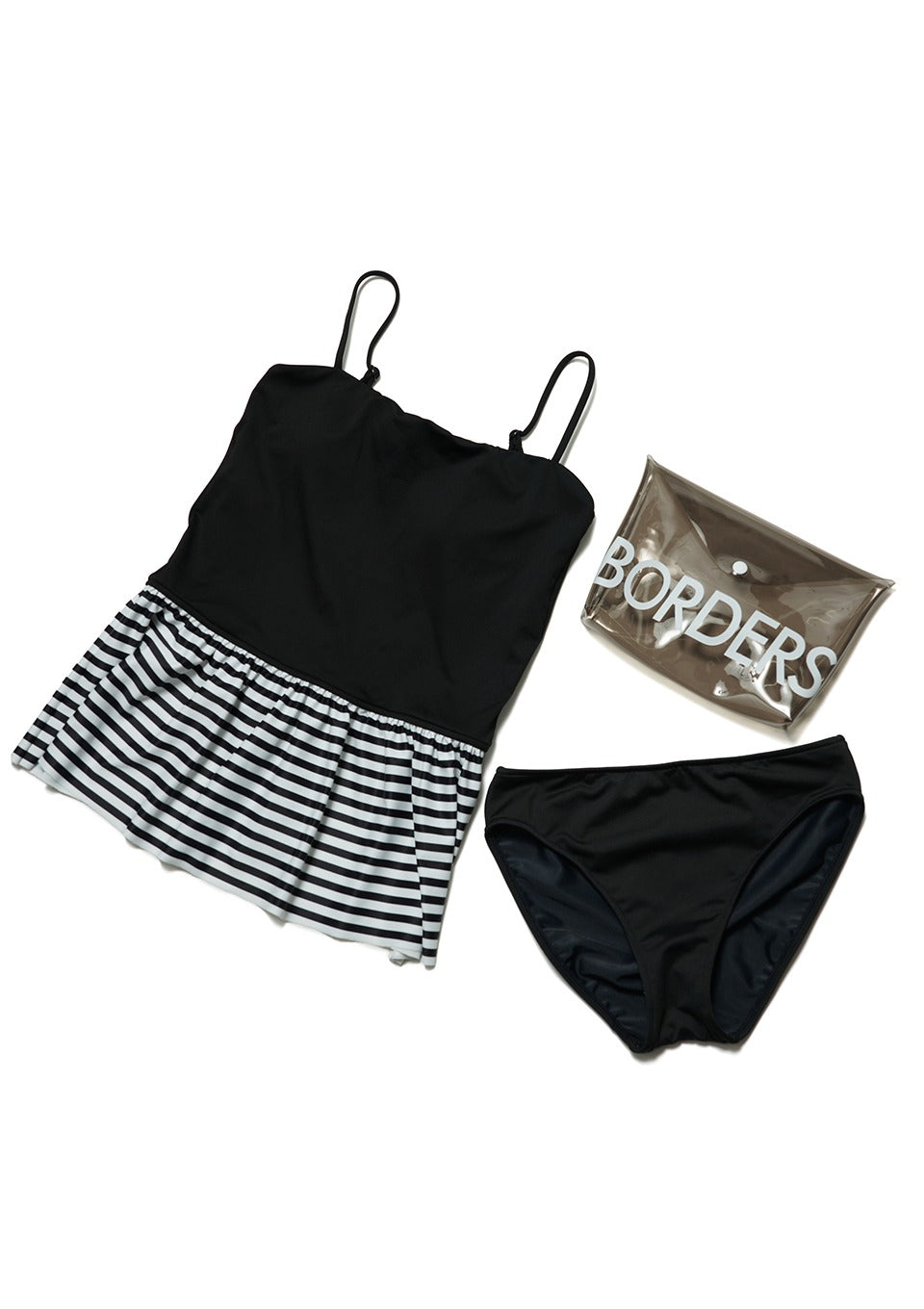 PEPLUM SWIM WEAR with POUCH
