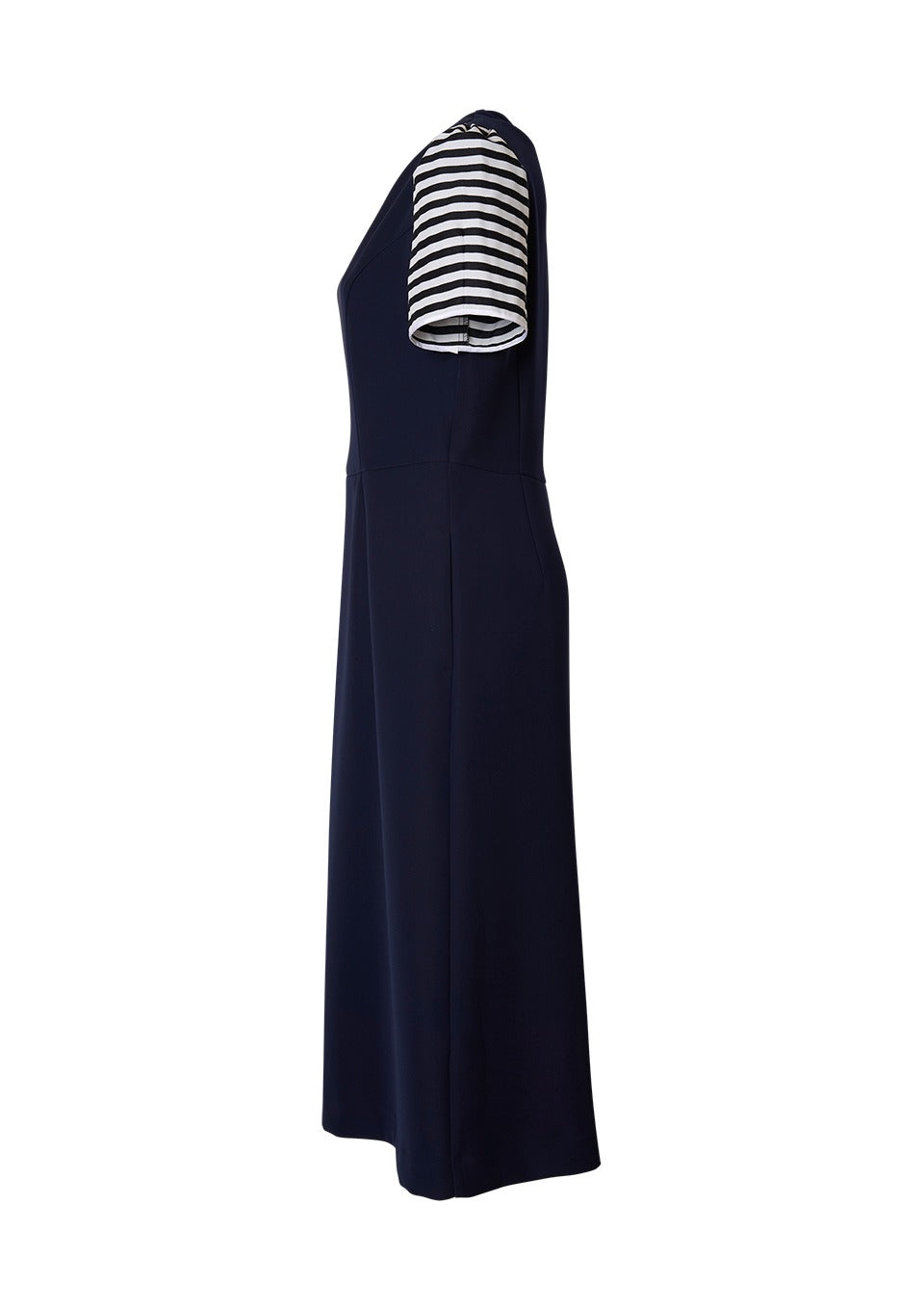 BORDER SLEEVES DRESS