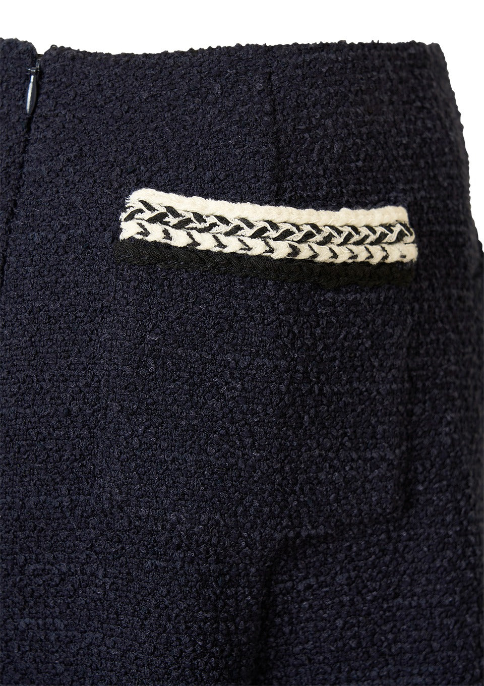 TWEED TUCK SKIRT