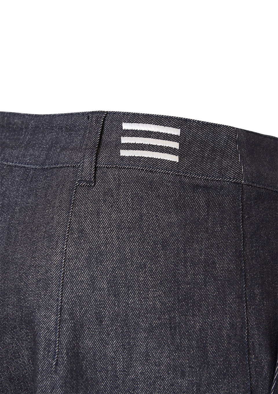 DENIM TUCK PANTS