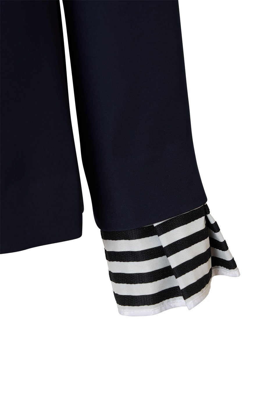BORDER CUFF BLOUSE