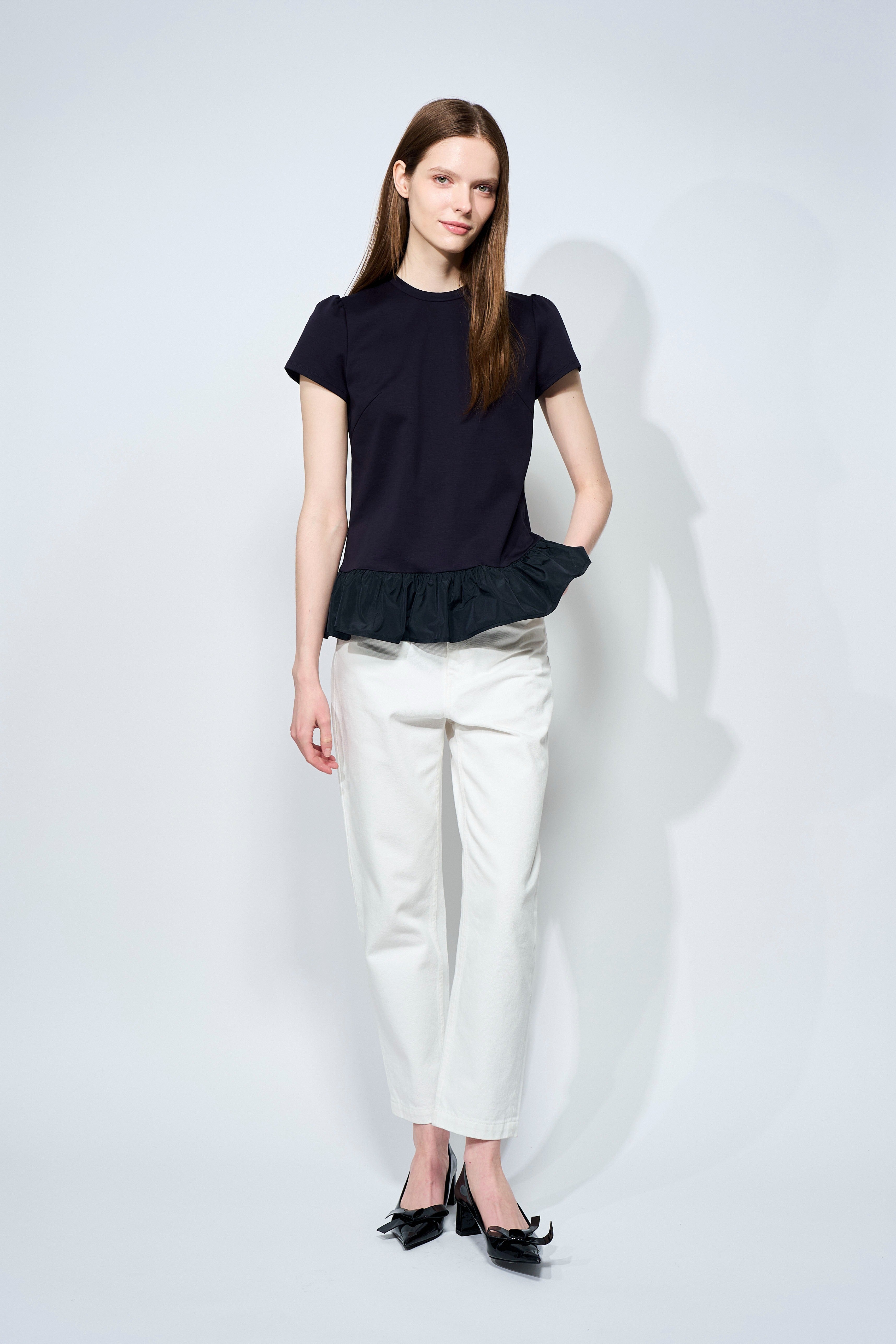 【予約販売】BASIC PEPLUM TEE