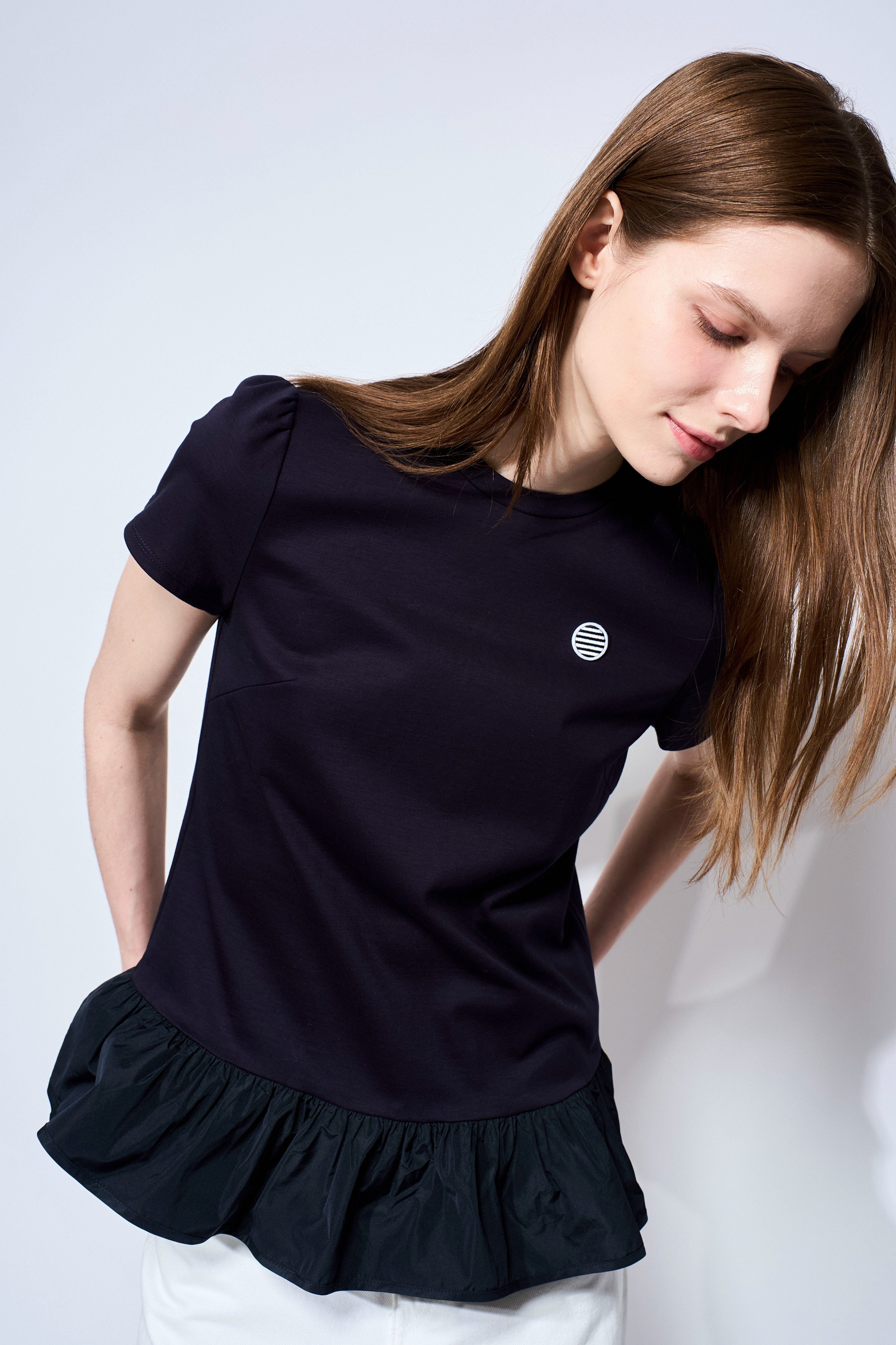 【予約販売】BASIC PEPLUM TEE