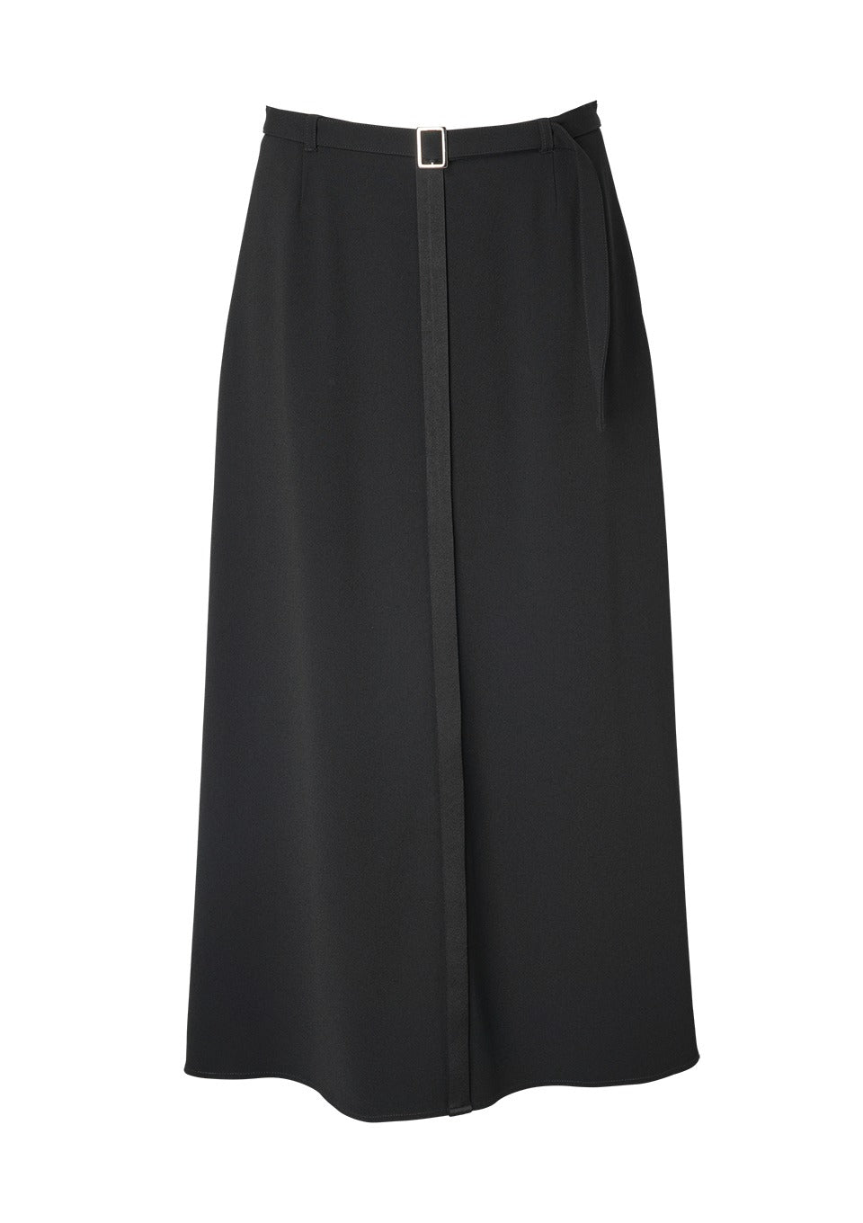 BACK SATIN SKIRT