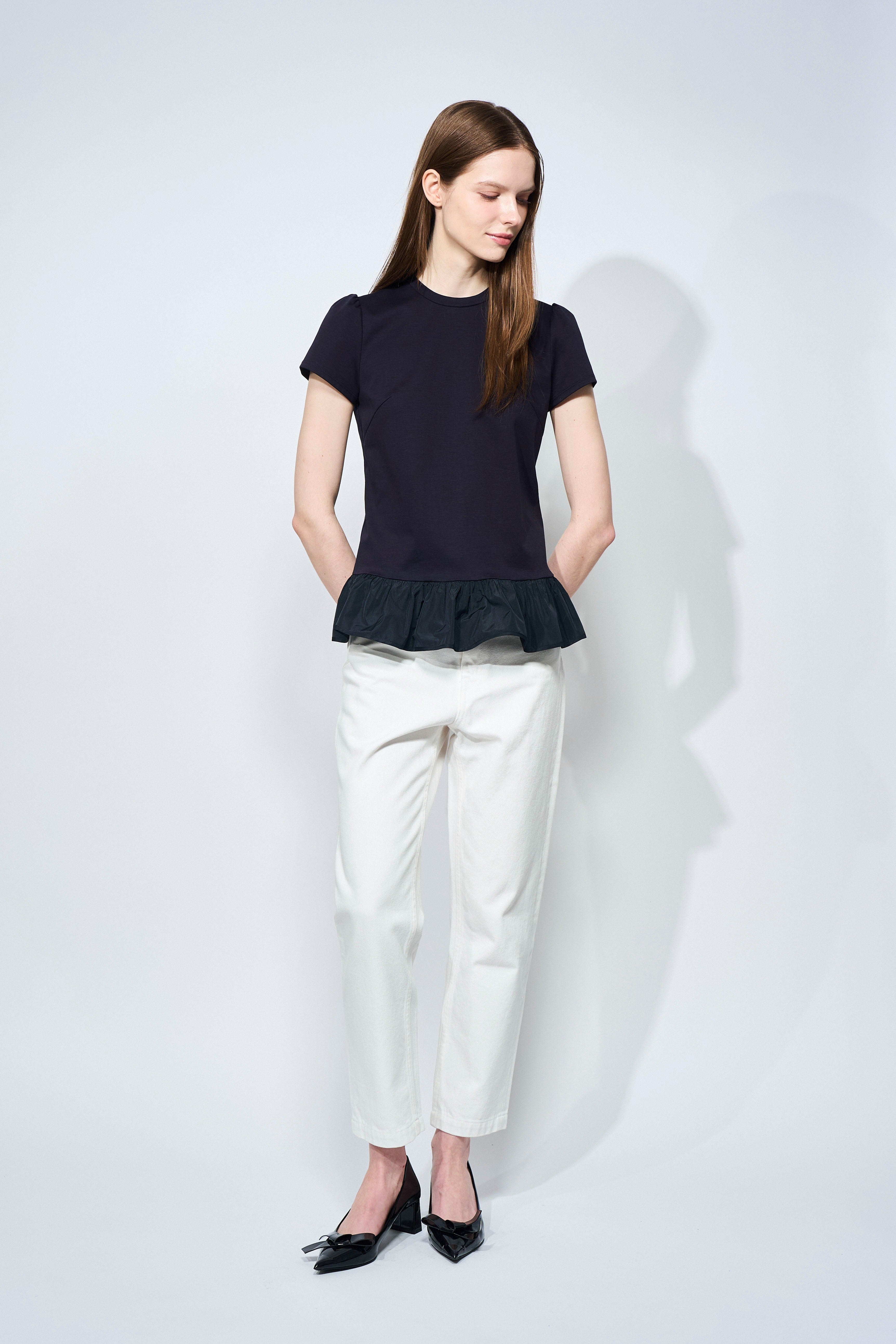 【予約販売】BASIC PEPLUM TEE